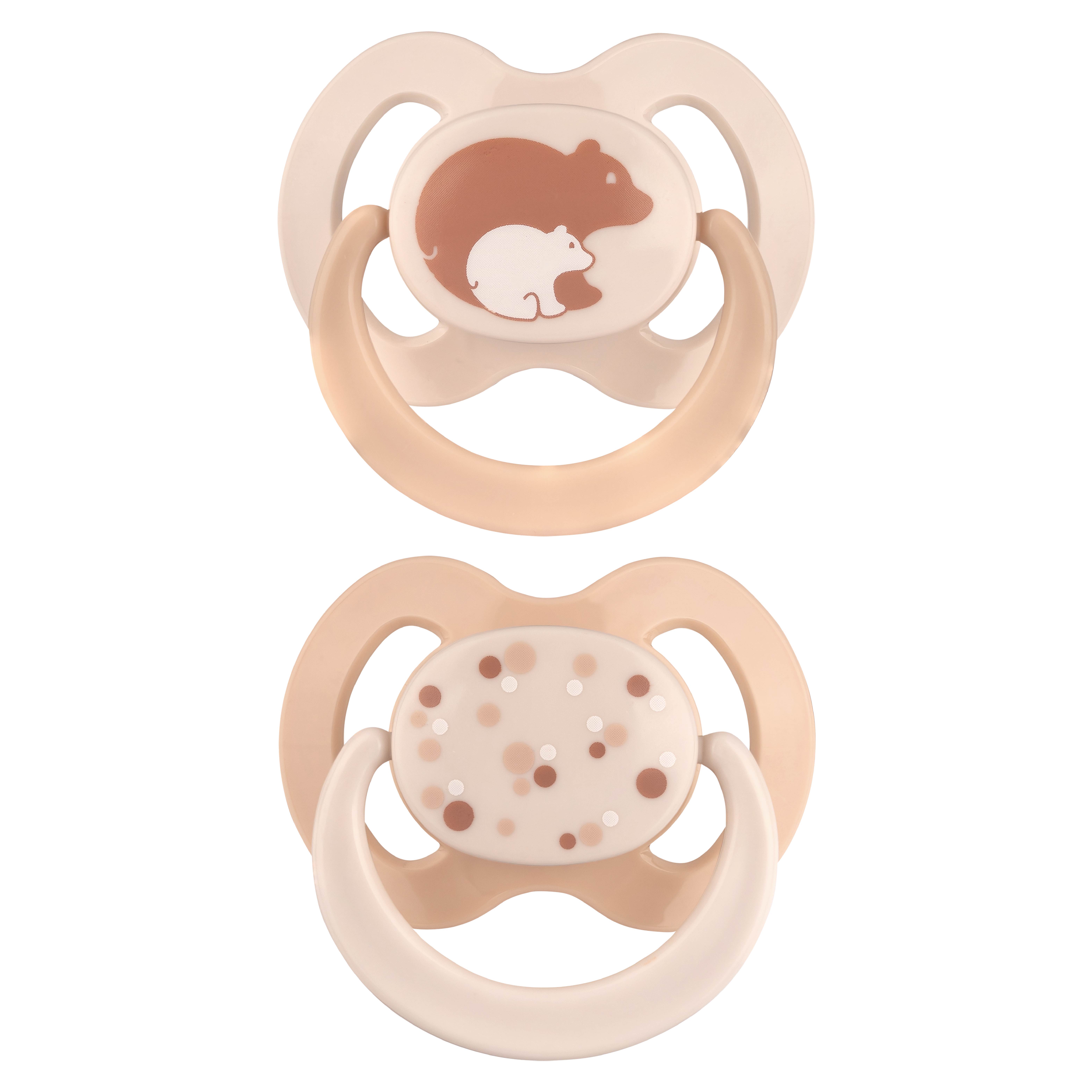 Schnuller Set  Bären & Punkte Gr. 1 