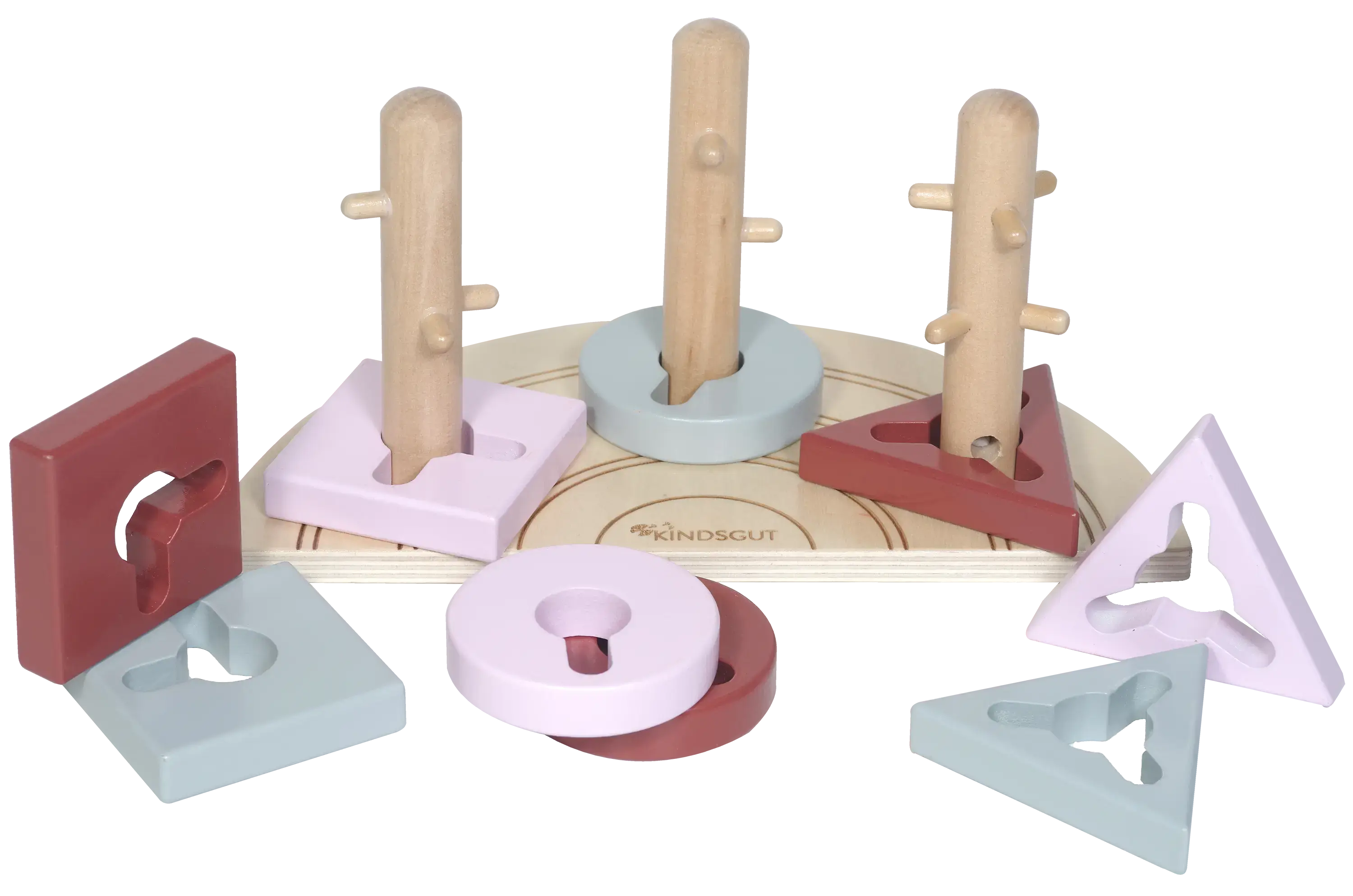Kindsgut Rainbow Puzzle einzelne Teile vom Steckpuzzle