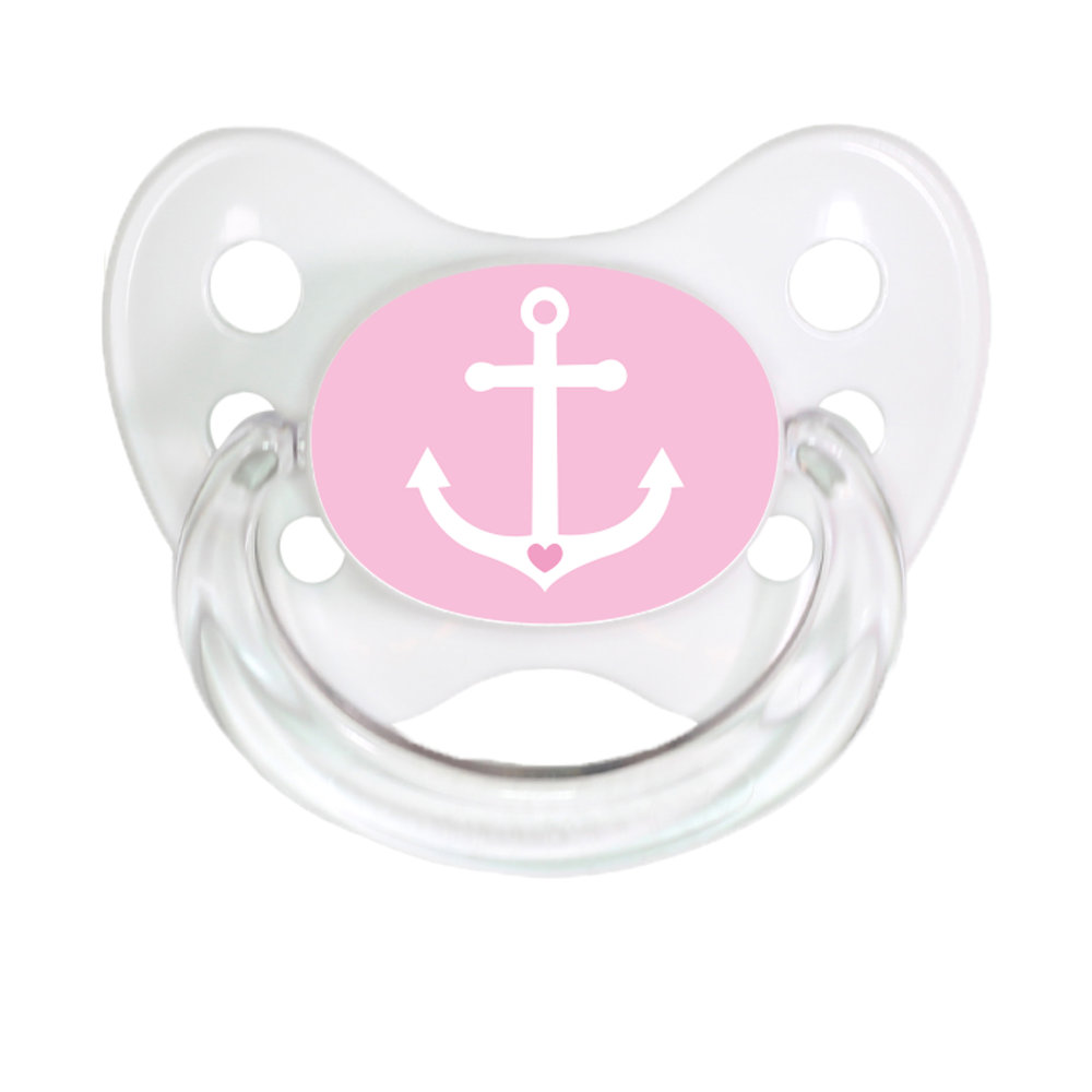 Soother Anchor light pink