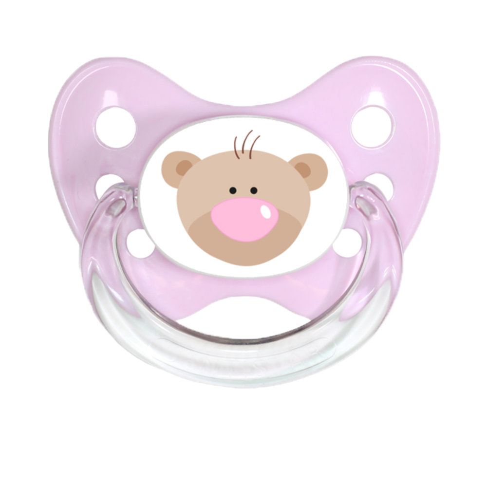 Soother Bear pink