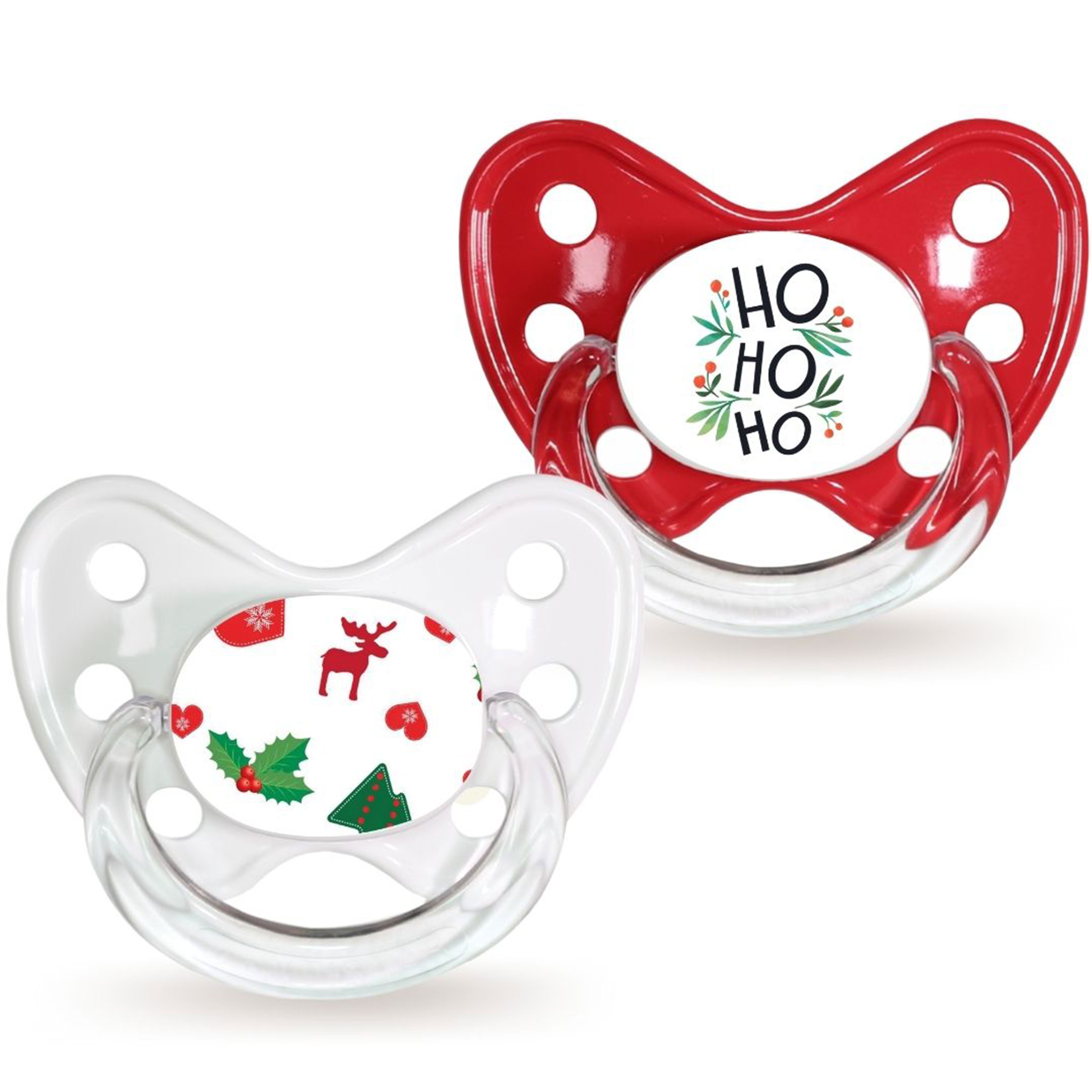 Soother Set Santa Claus and Reindeer