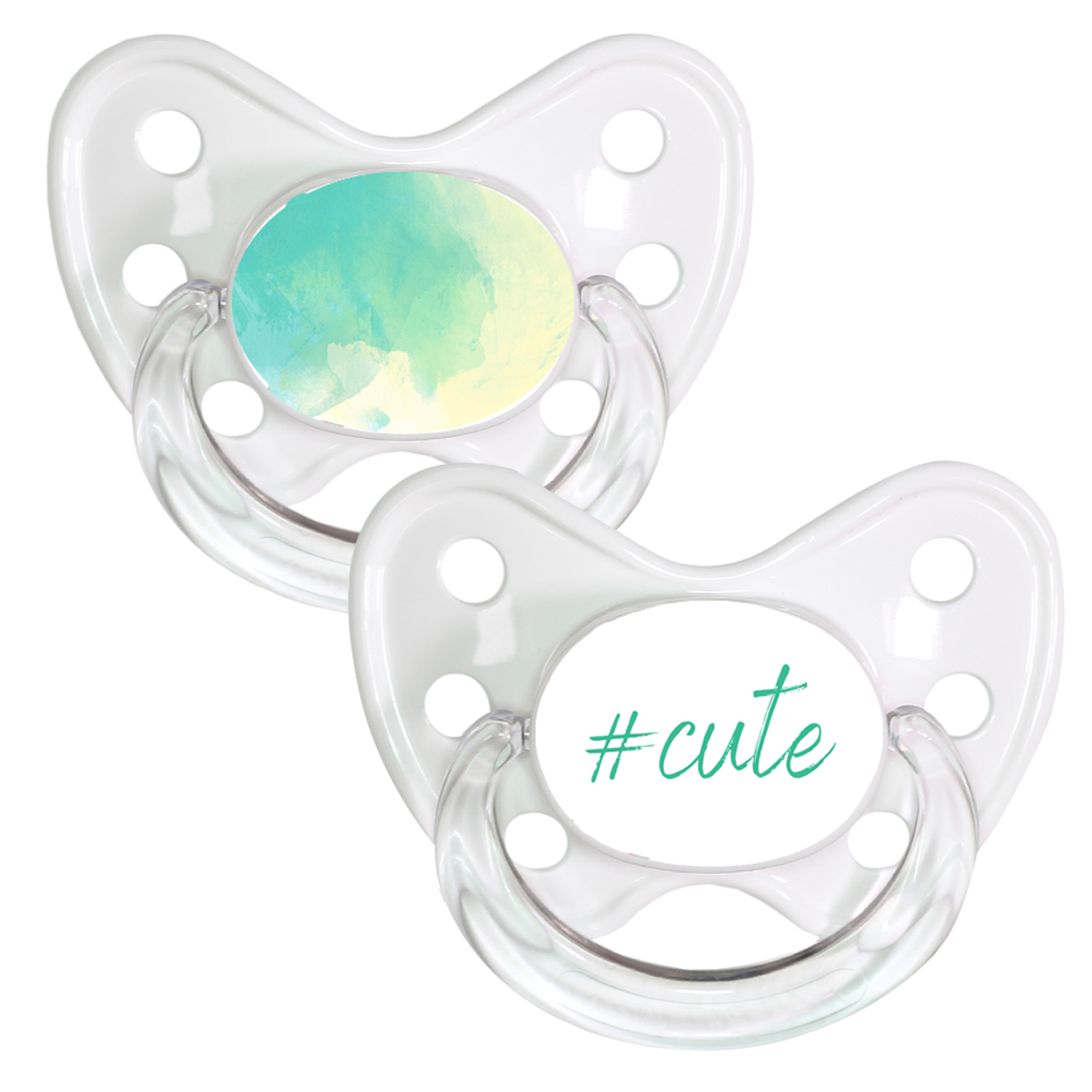 Schnuller Set mit Wolke mint und cute