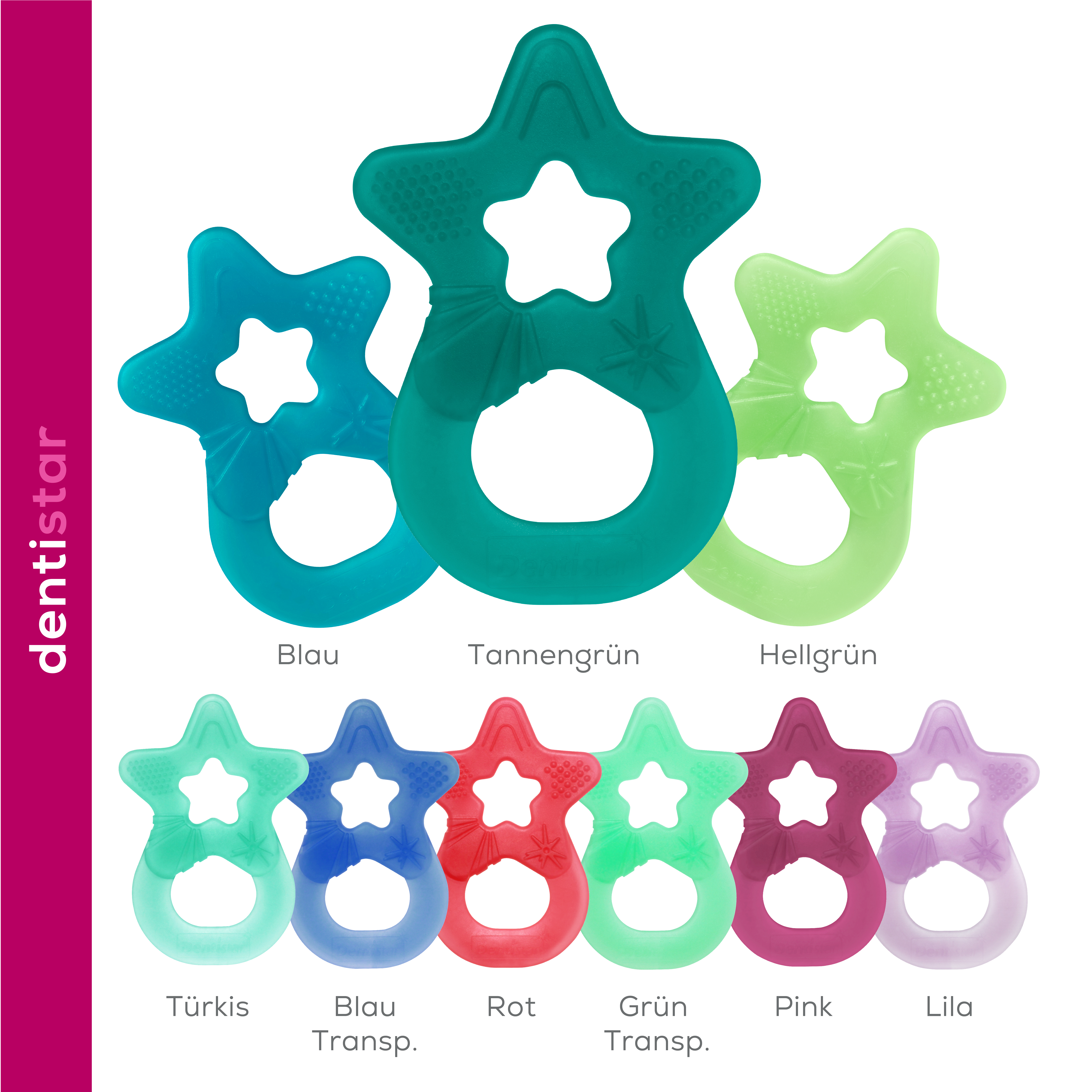 Star Teether - Mint Green