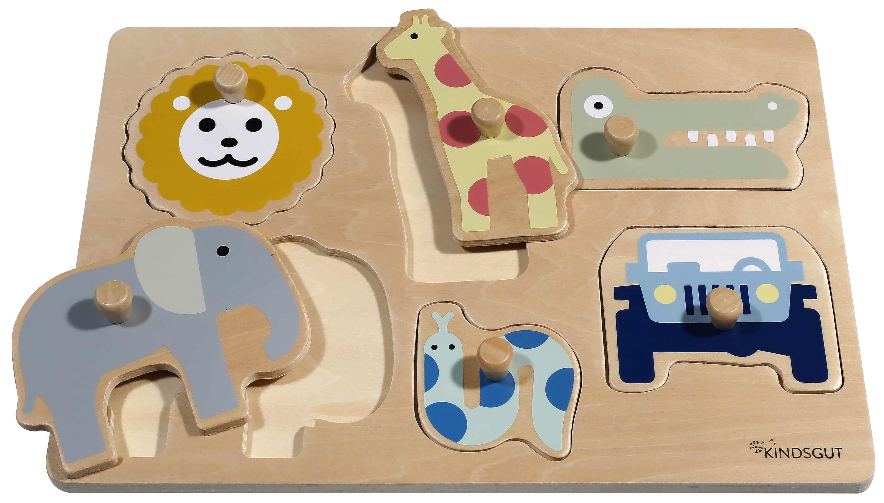 Kindsgut Steckpuzzle Safari Kindsgut Steckpuzzle Safari