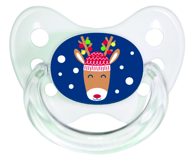 Soother Set Santa Claus and Reindeer