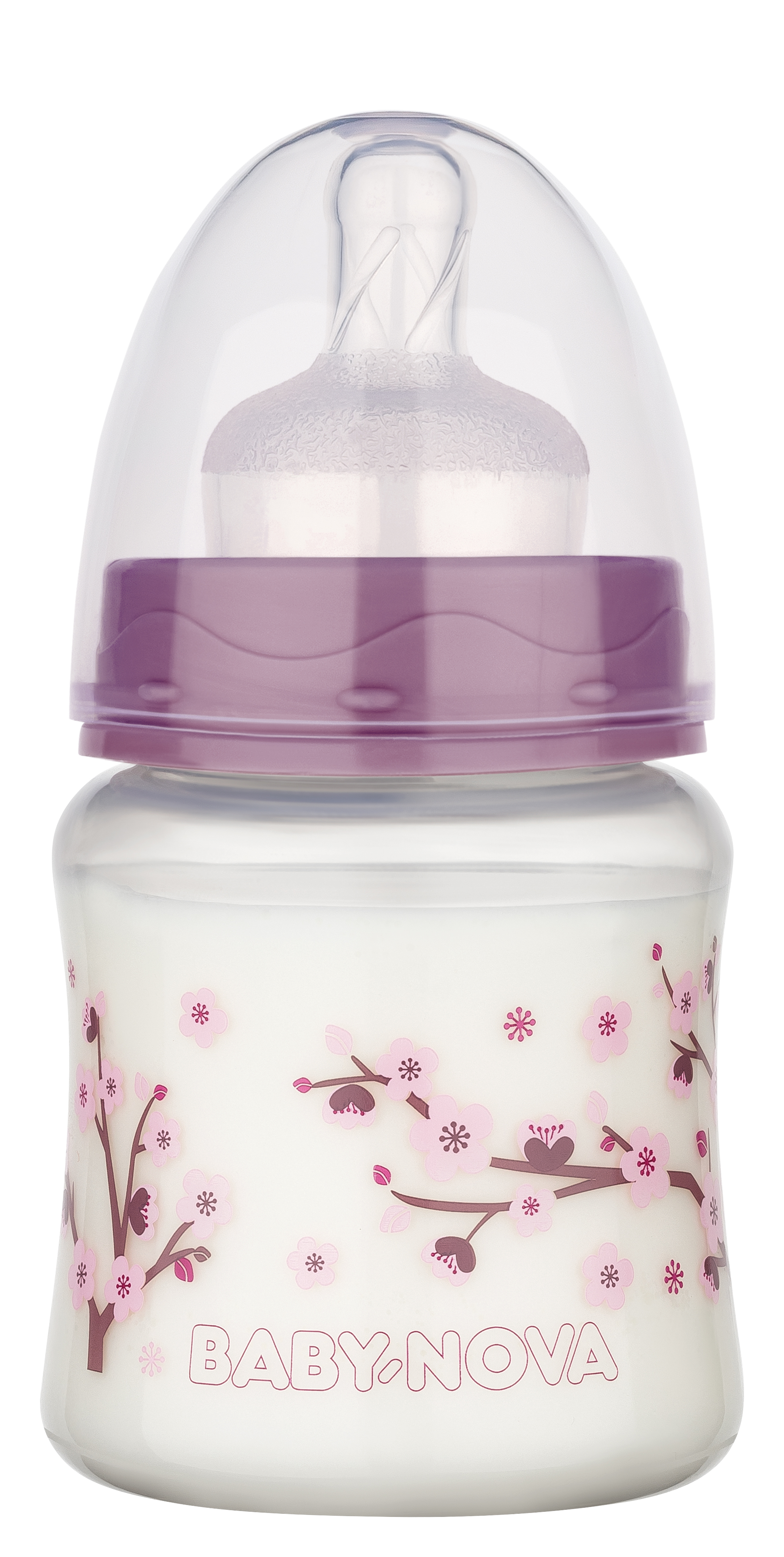Feeding bottle 150ml wideneck cherry blossom