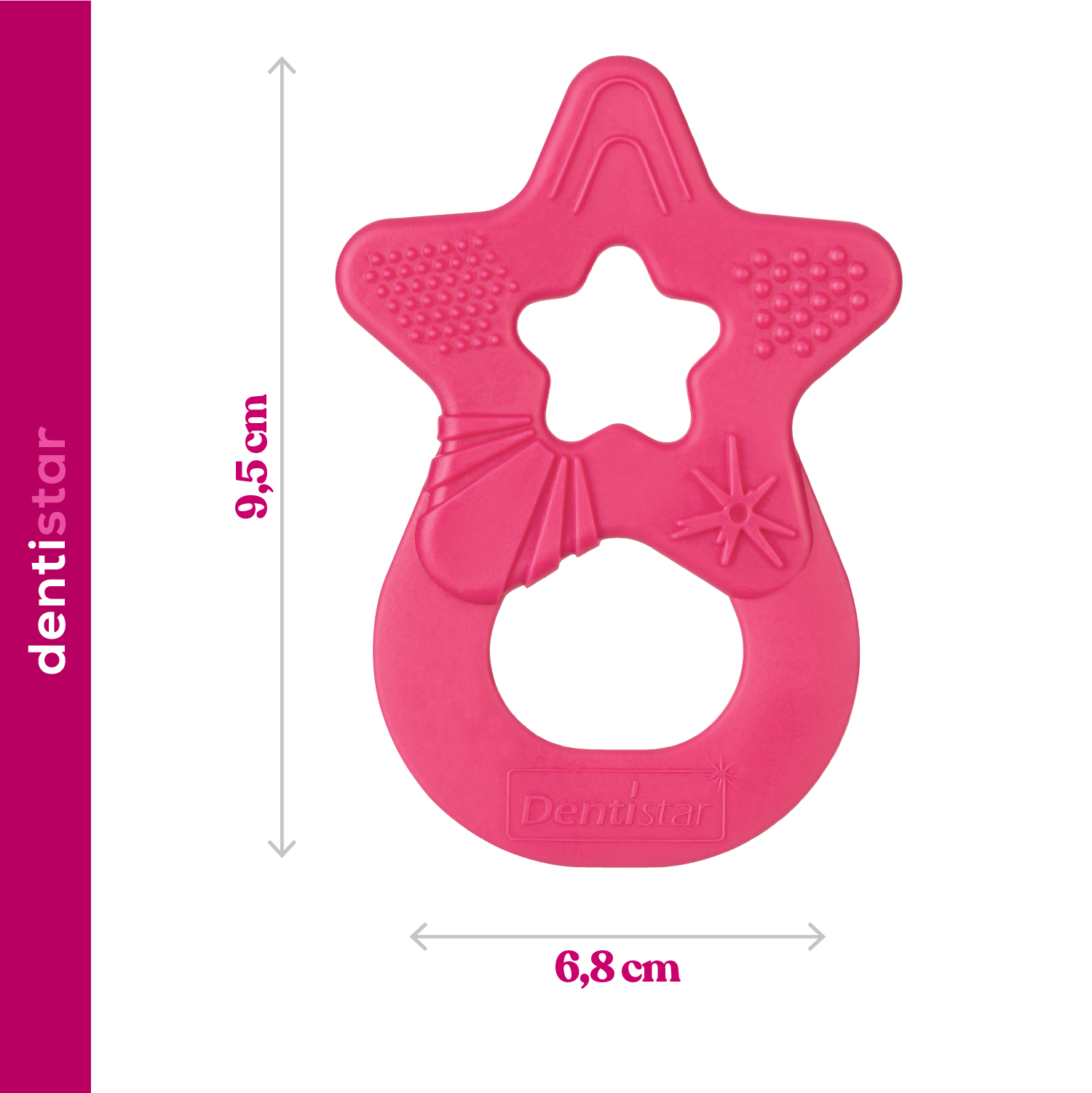 Star Teether - Berry Pink