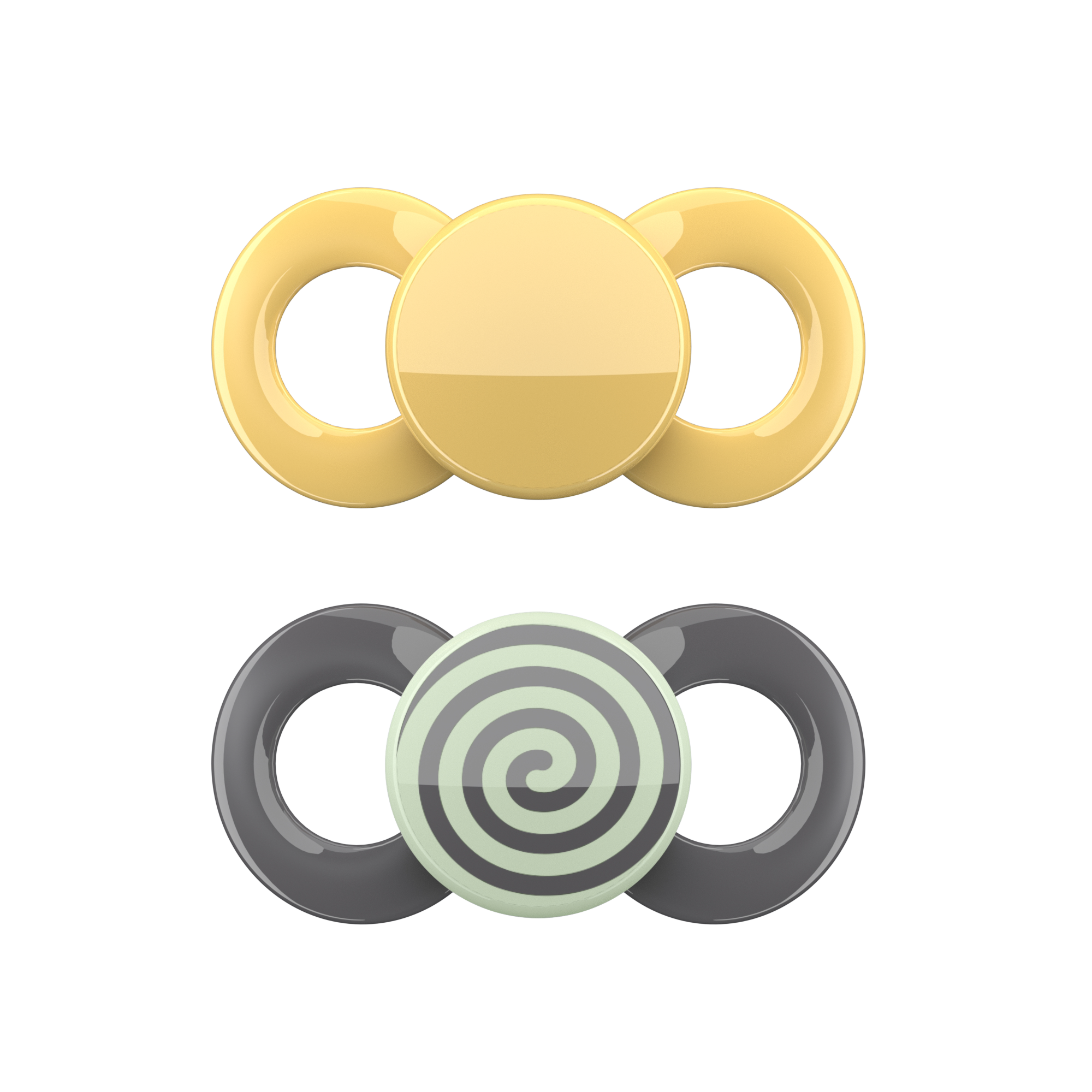 Day & Night Beruhigungssauger +14 Monate Gelb/Graue Spirale Day & Night Beruhigungssauger +14 Monate Gelb/Graue Spirale