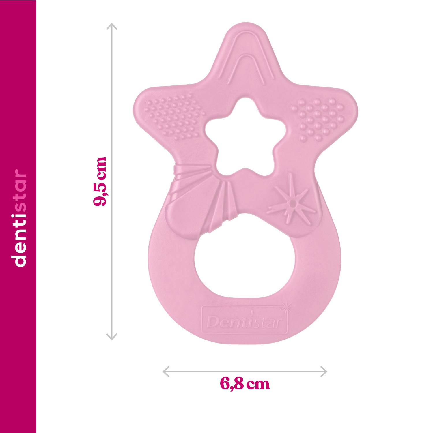 Star Teether - Light Pink