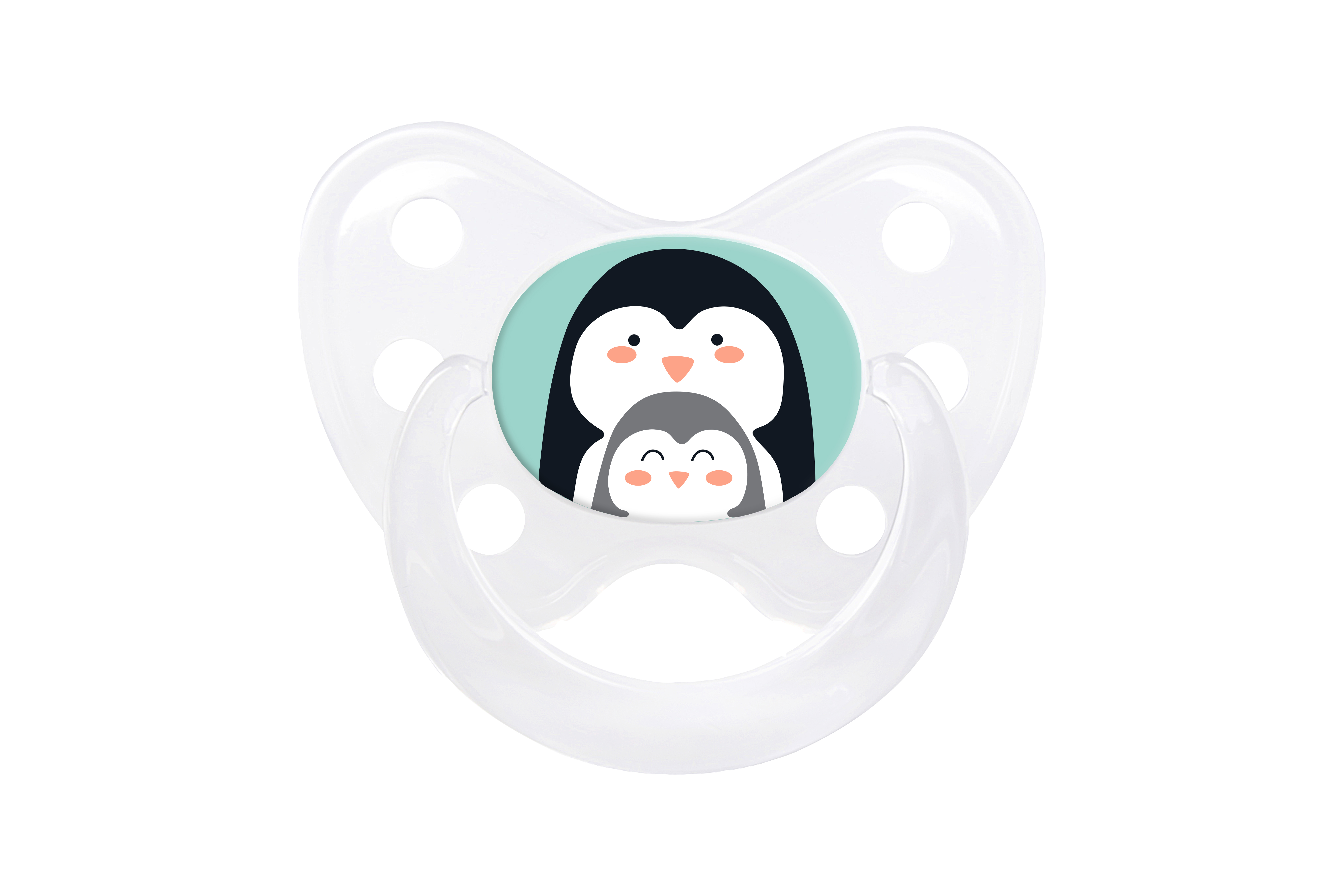Soother set Penguin and Fox size 3