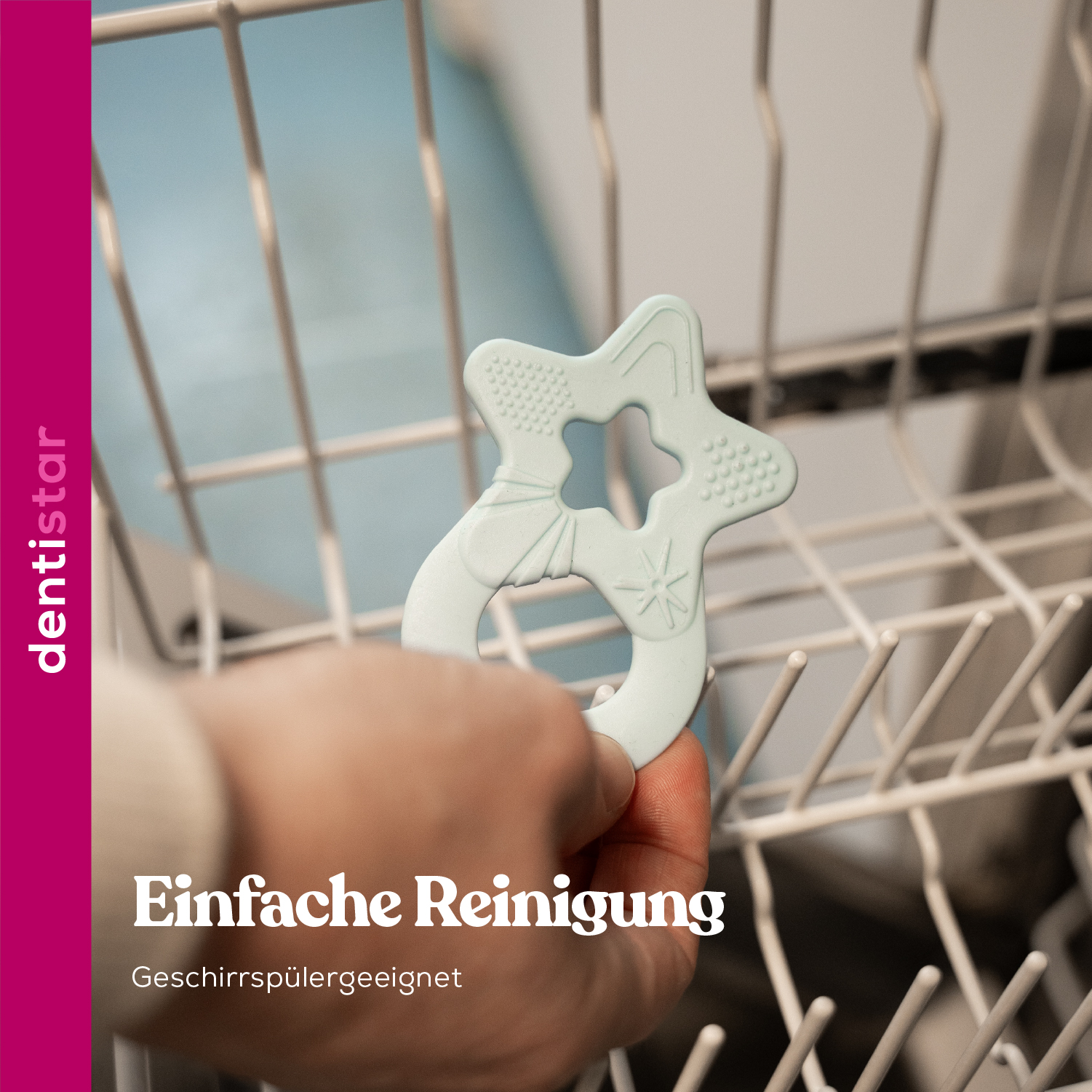 Star Teether - Dark Green