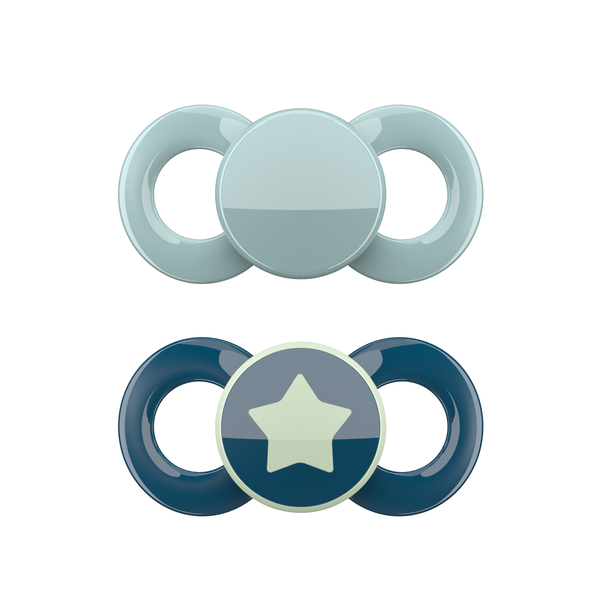 Day & Night Beruhigungssauger +14 Monate Himmelblau/Blauer Stern Day & Night Beruhigungssauger +14 Monate Himmelblau/Blauer Stern