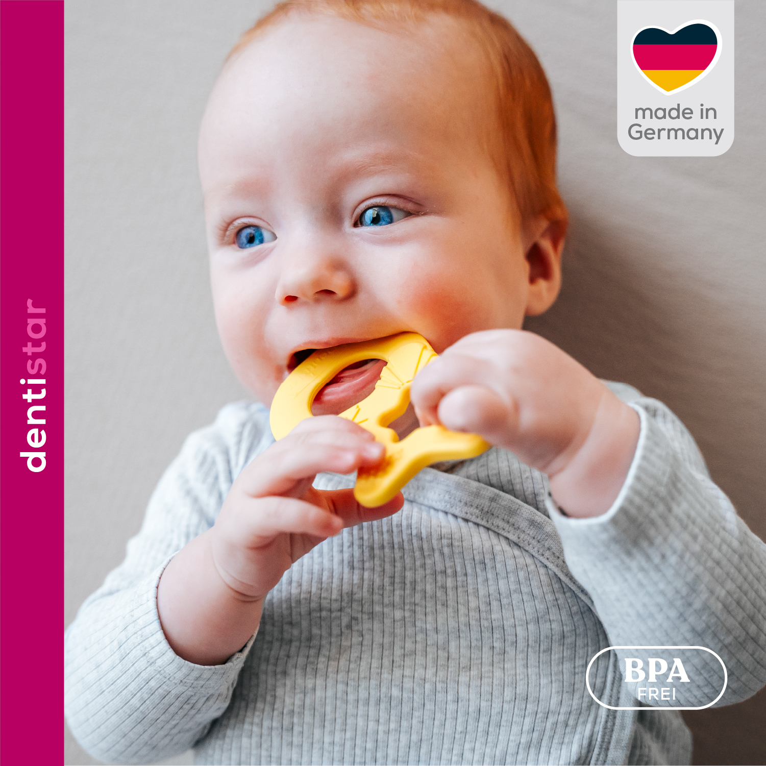 Star Teether - Dark Green