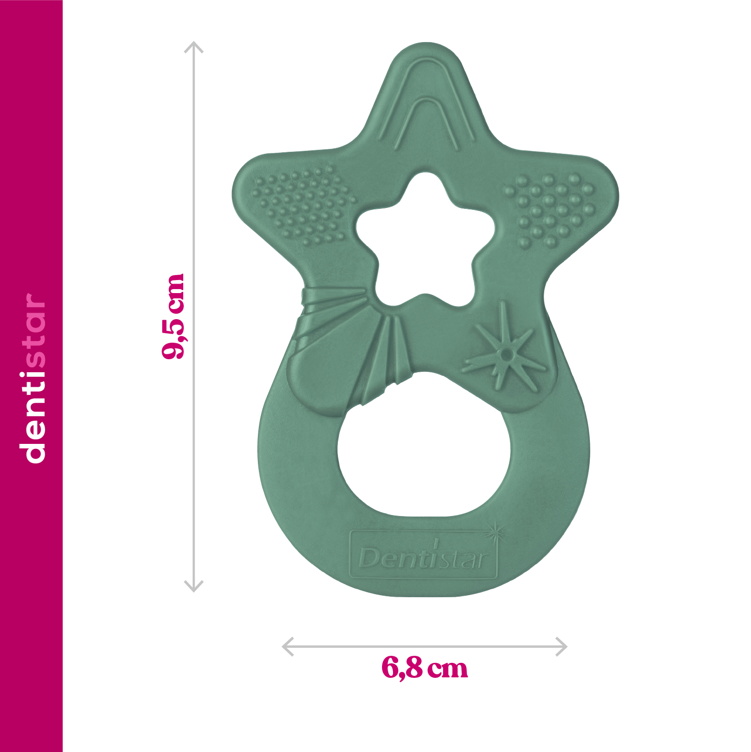 Star Teether - Dark Green