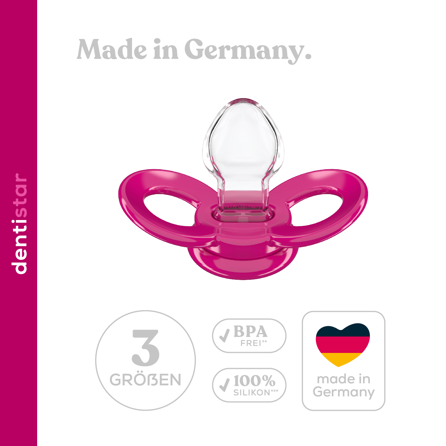 Day & Night Pacifier 2 Pack - Size 1 - Grey & Green with Circle