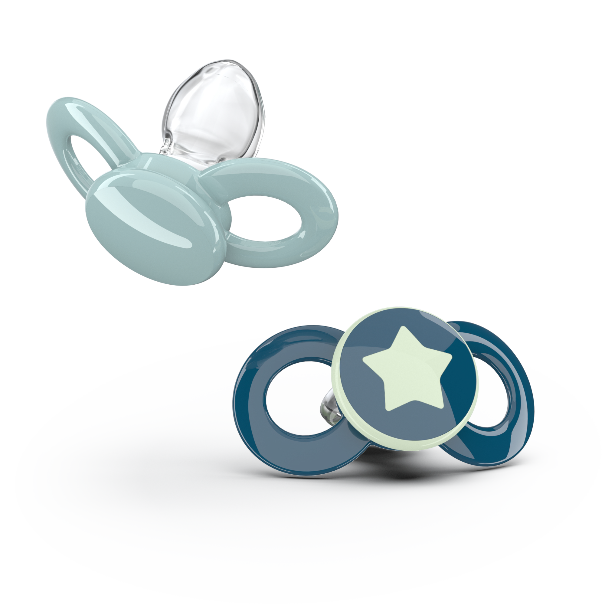 Day & Night Beruhigungssauger +14 Monate Himmelblau/Blauer Stern Day & Night Beruhigungssauger +14 Monate Himmelblau/Blauer Stern