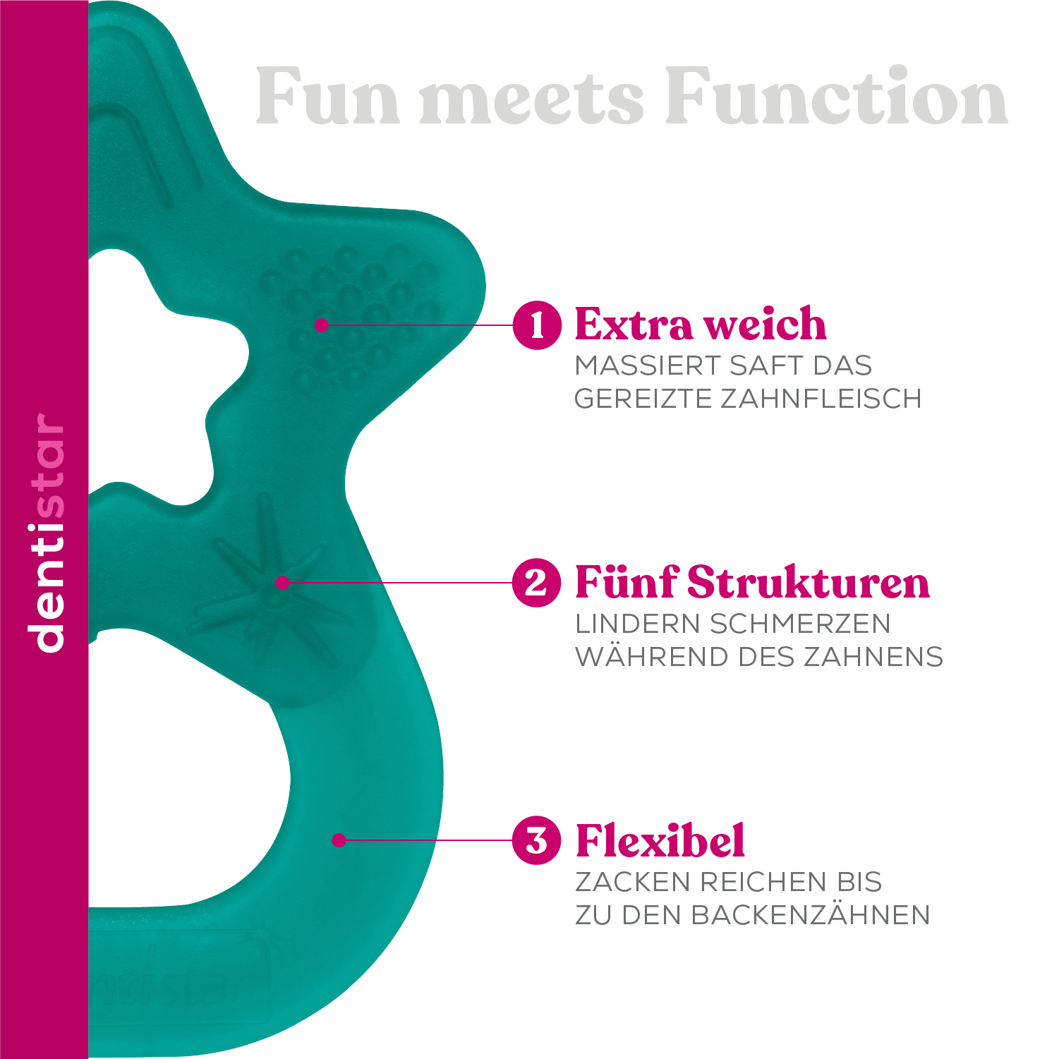 Star Teether - Mint Green