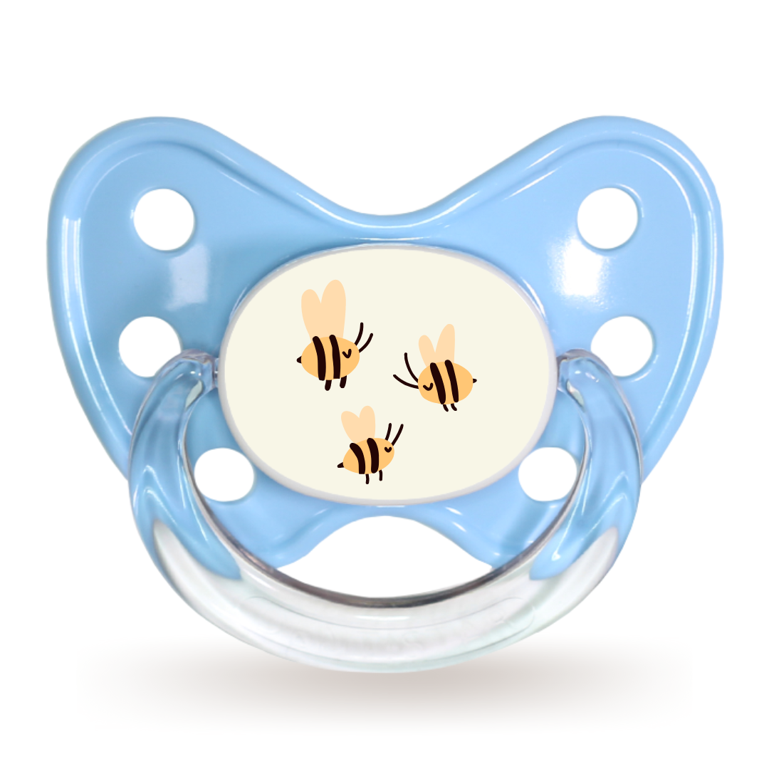 Schnuller Frühlings Bienen und Blumen Gr. 3 Schnuller Frühlings Bienen und Blumen Gr. 3