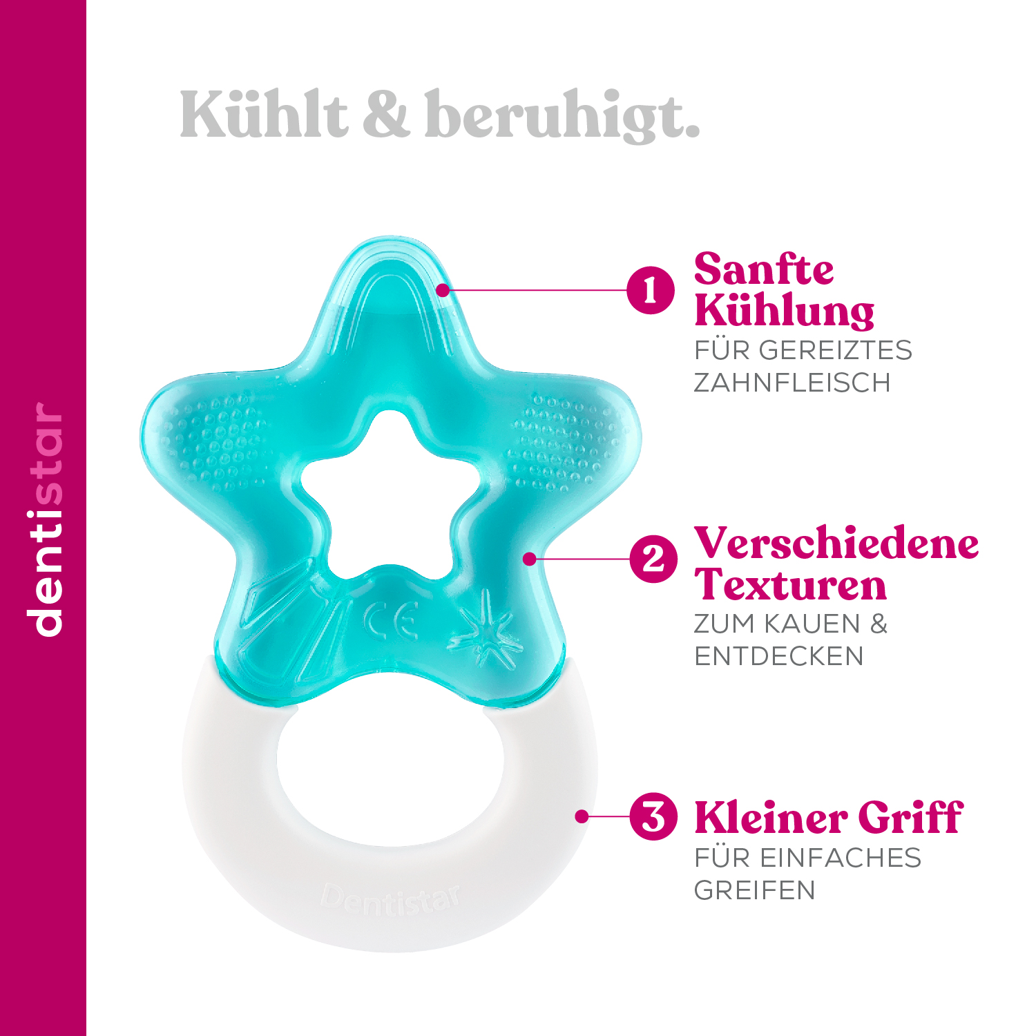 Kühlbeißring Türkis