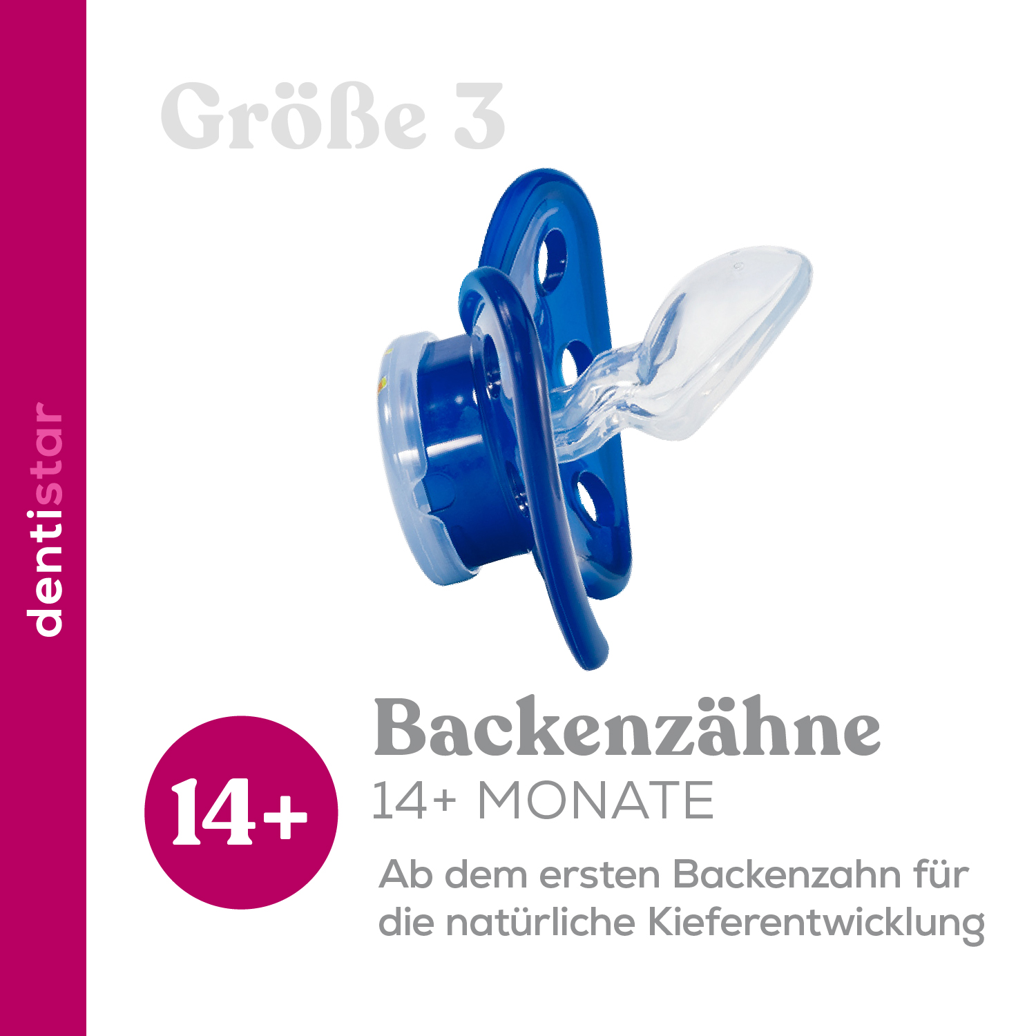 Flat Shield Pacifier 1 Pack - Size 3 - Car, Mint