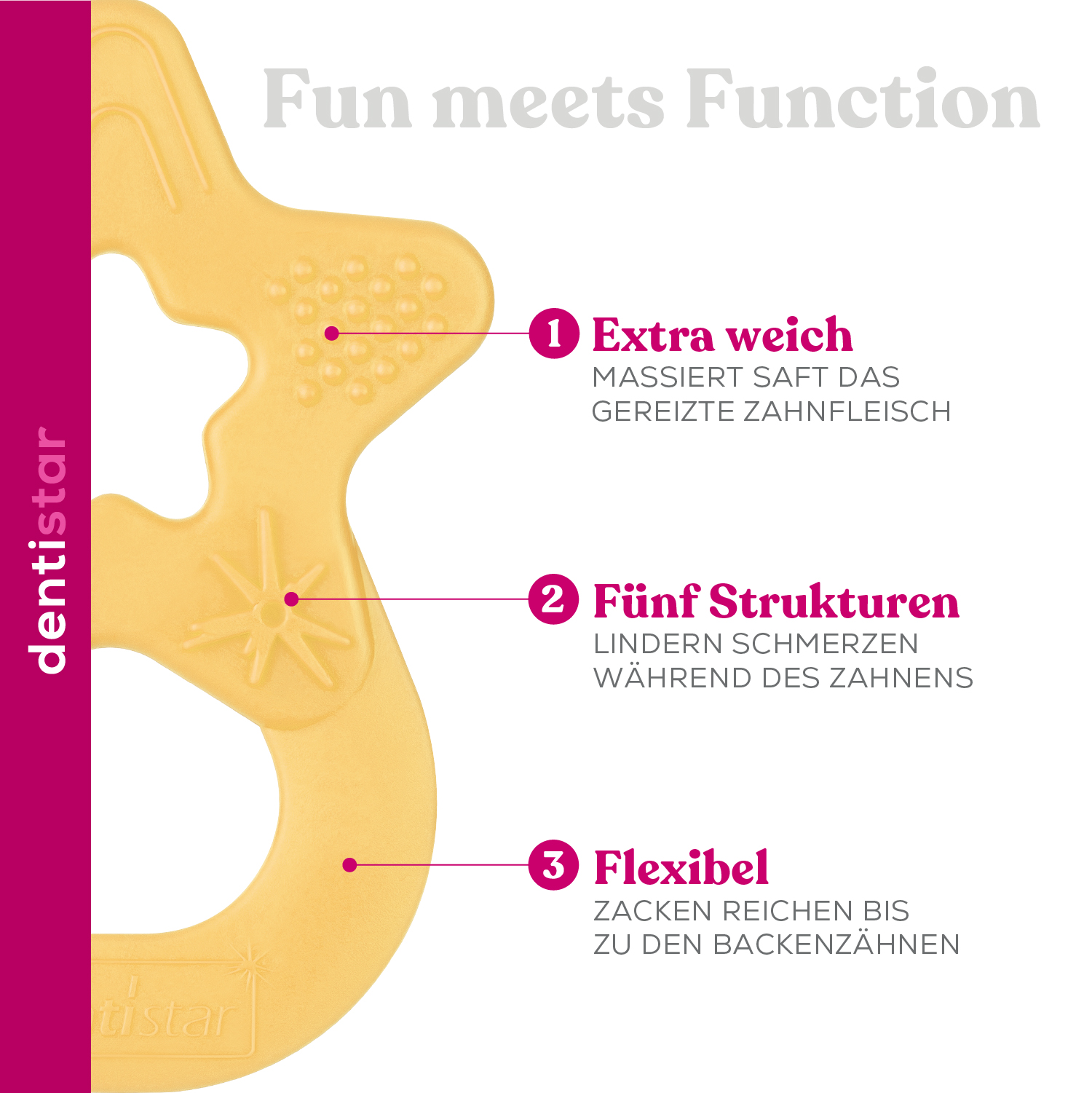 Star Teether - Yellow