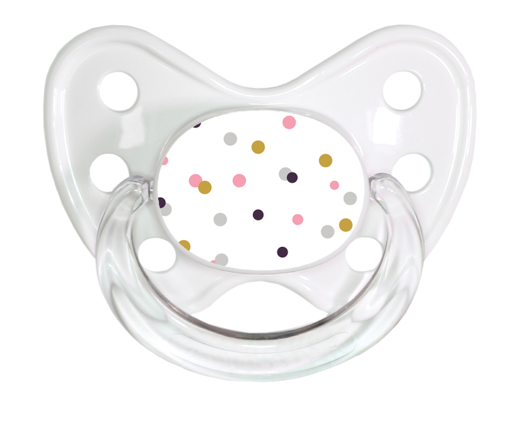 Soother Set size 3 Dots & Love
