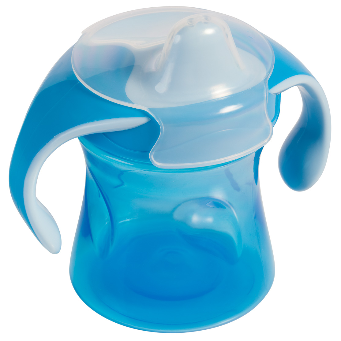 Trainer Cup with spout blue