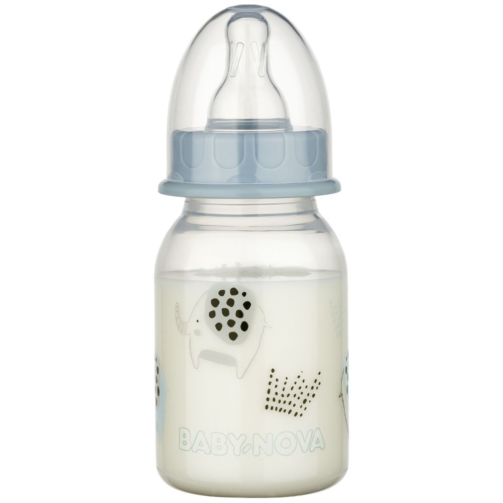 Kleine Babyflasche mit Elefanten Motiv