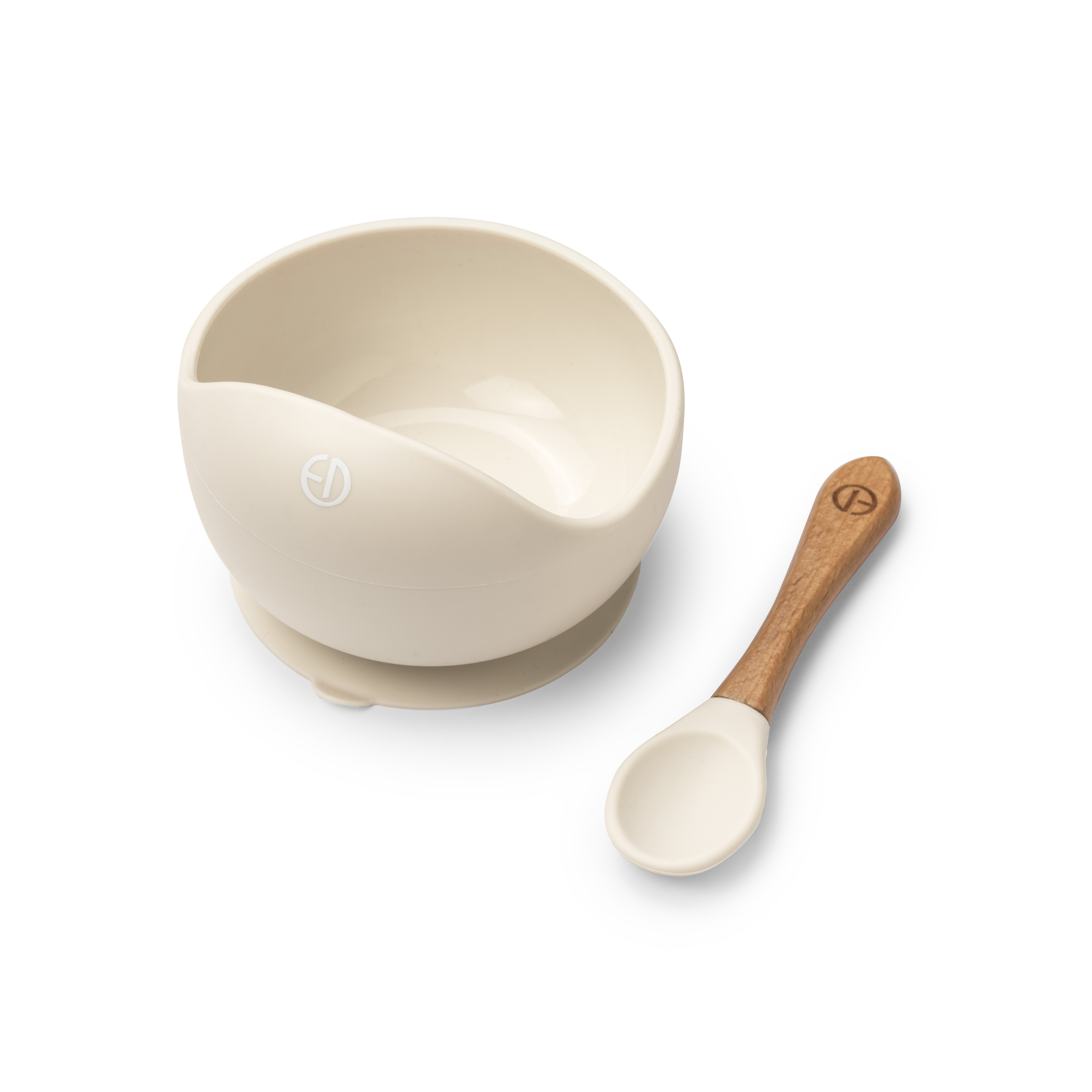 Silicone Bowl Set - Vanilla White