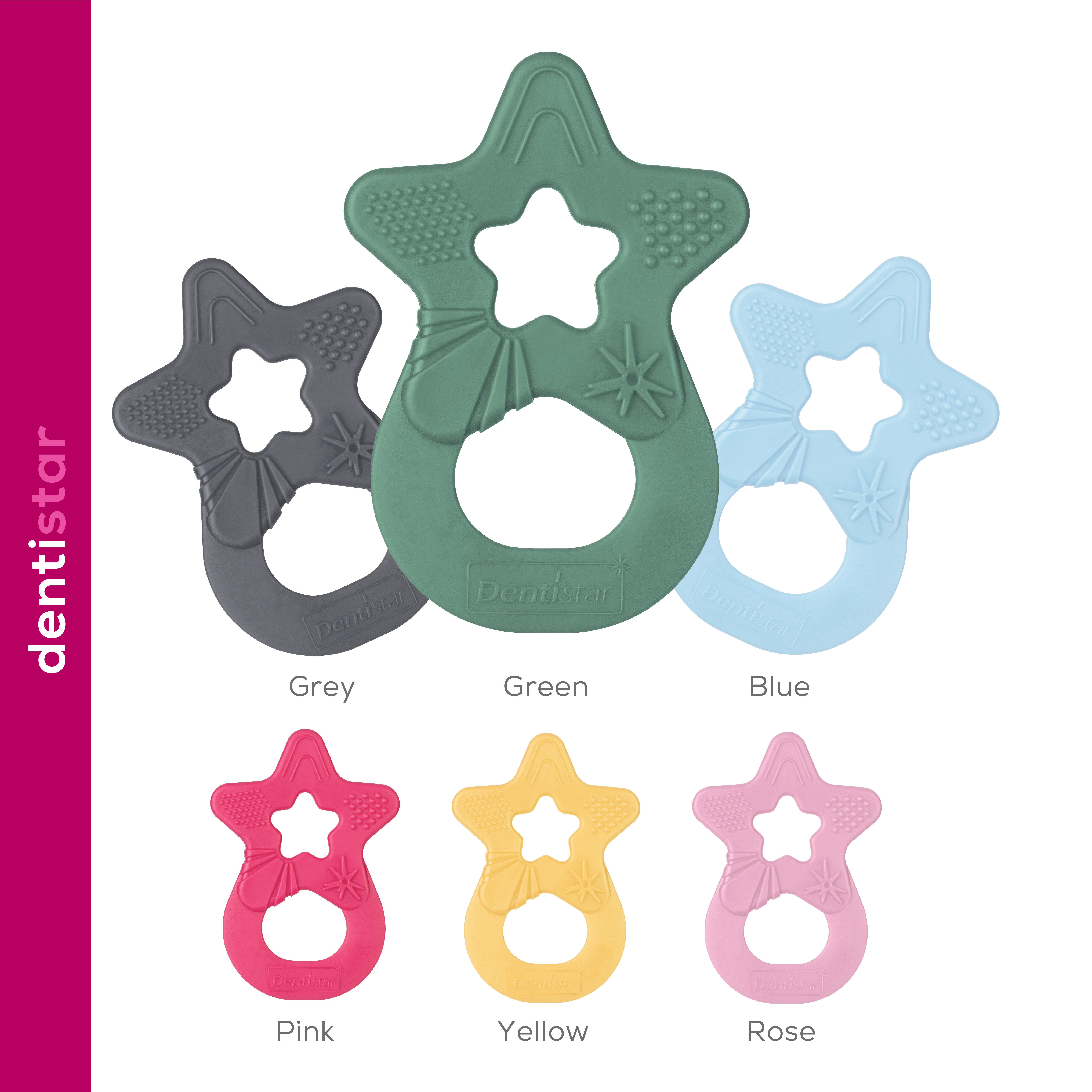 Star Teether - Dark Green