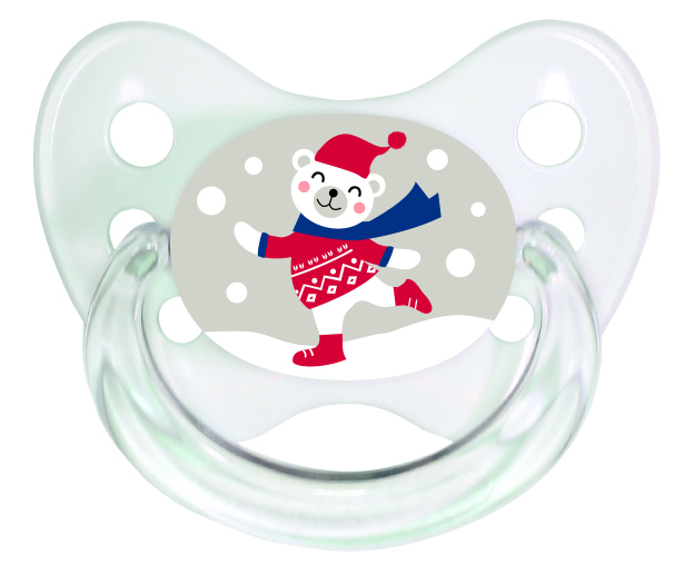 Soother Set Bear and Snowman