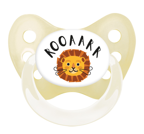 Soother Set Lion and Confetti size 2