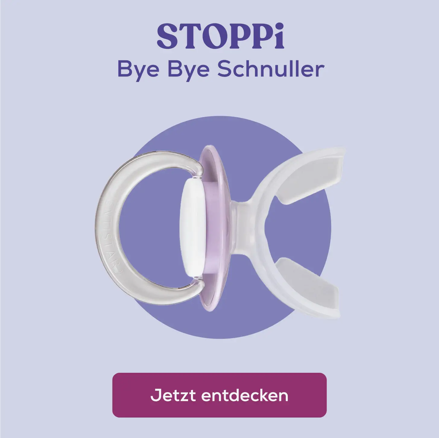 Entwöhnungssauger in Lila