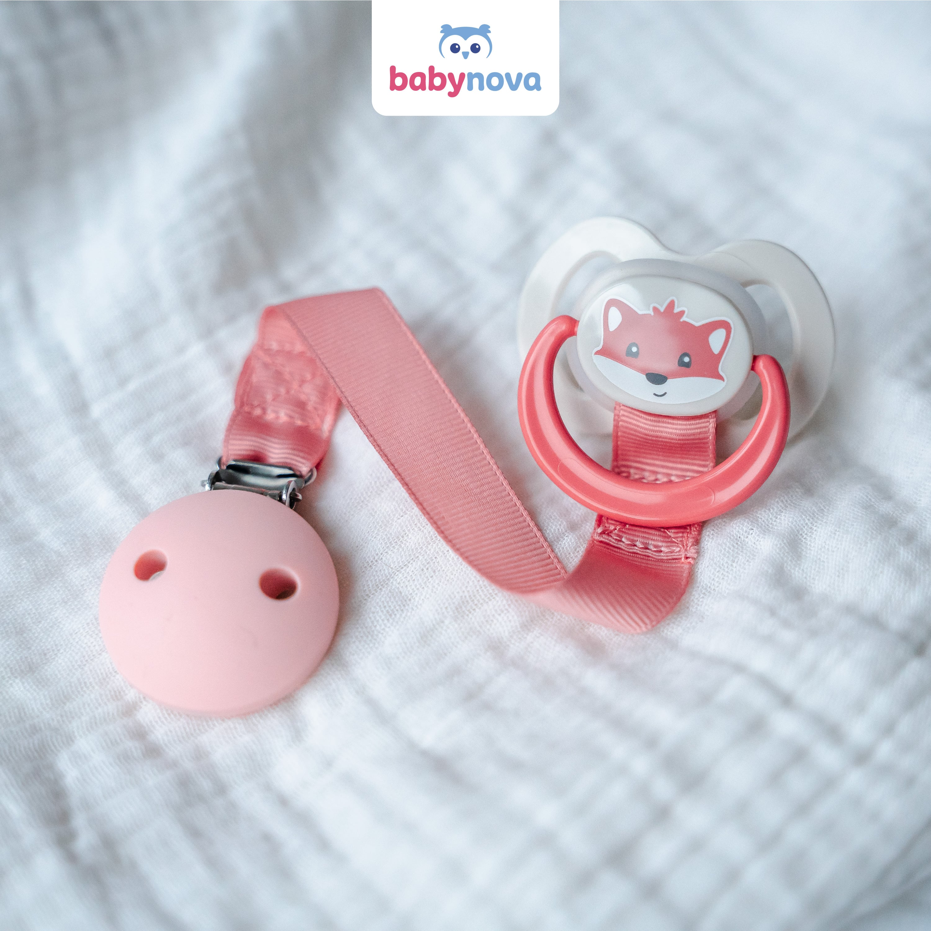 Strap Soother Chain - Blue