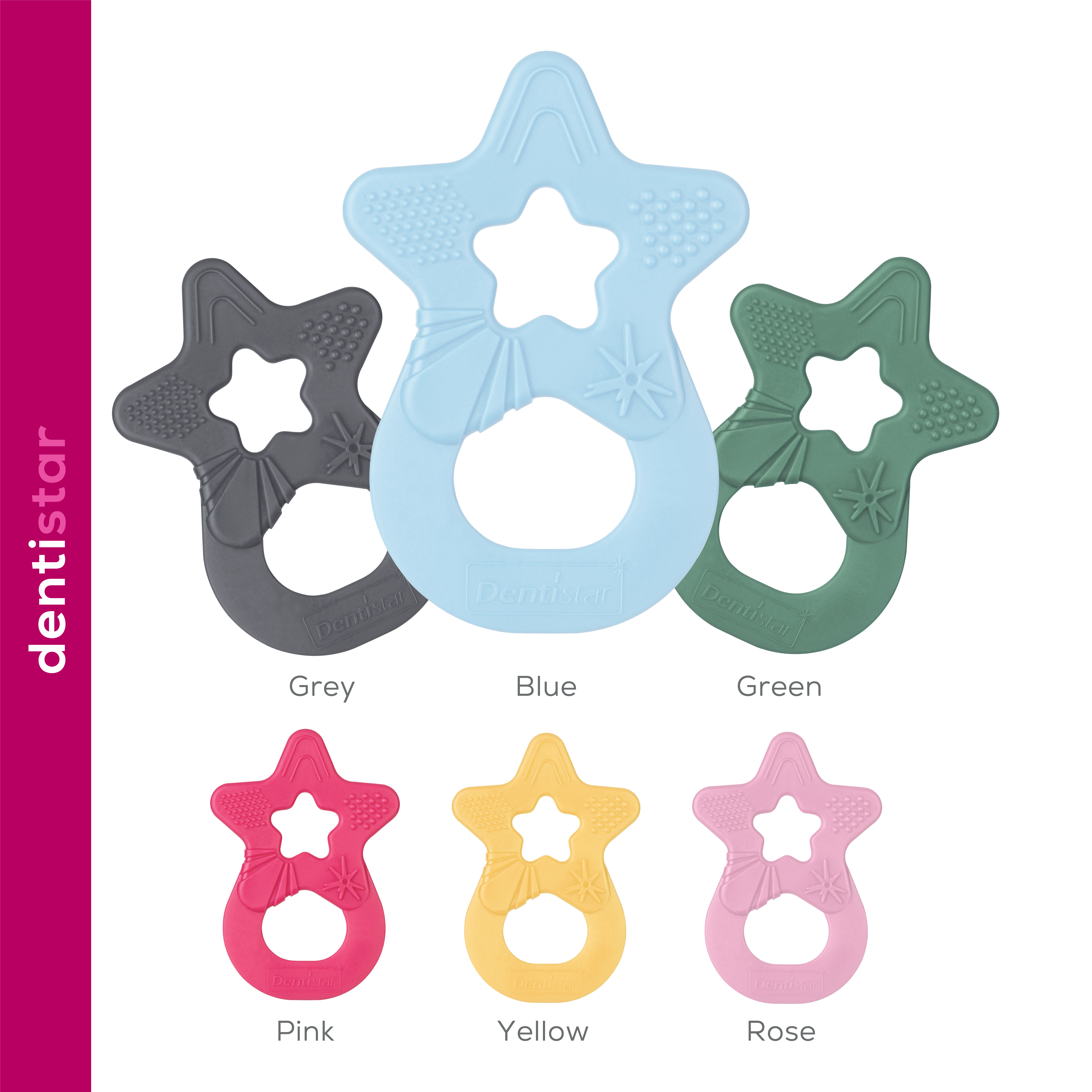 Star Teether - Light Blue