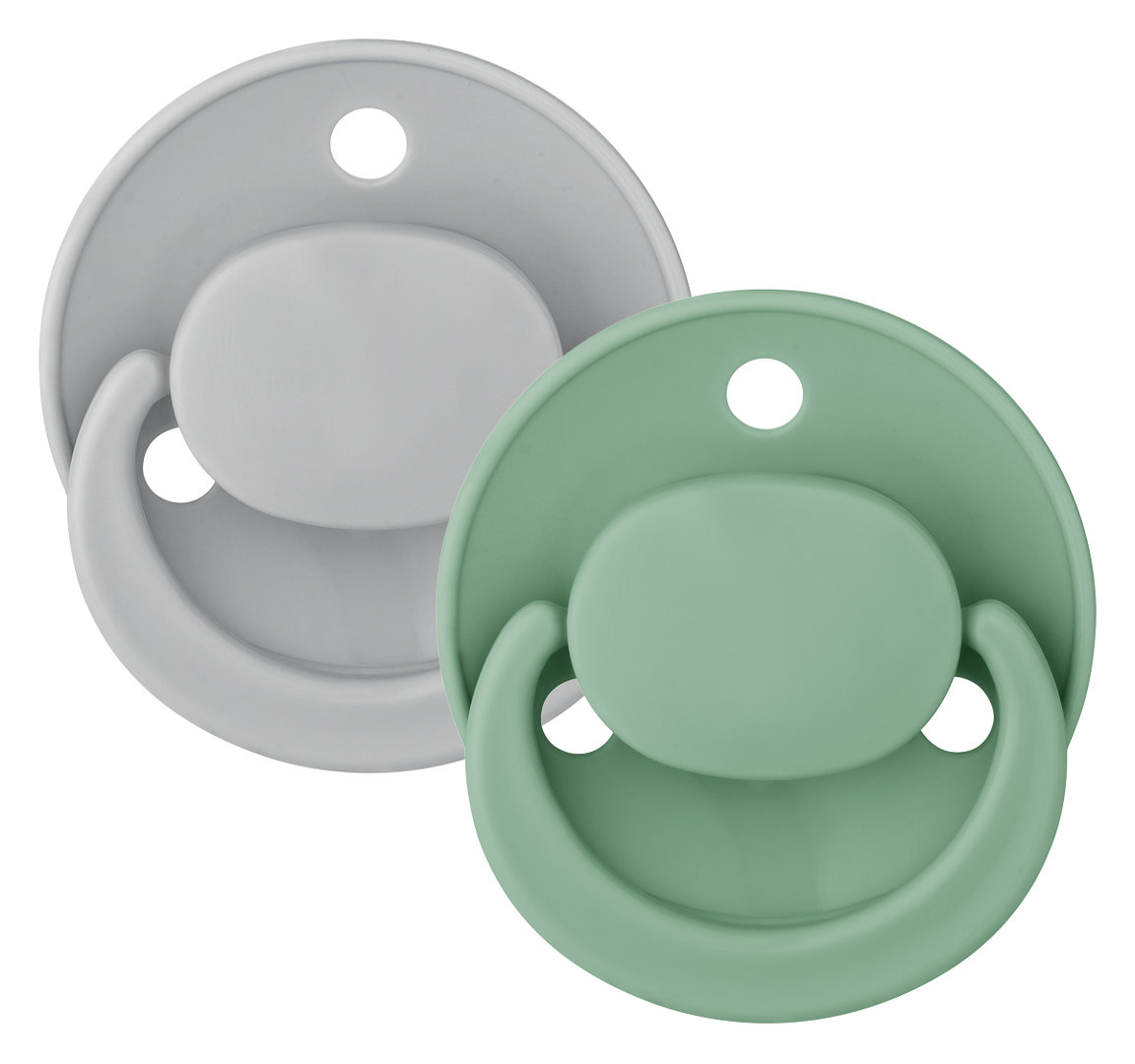 Soother Set Grey & Green