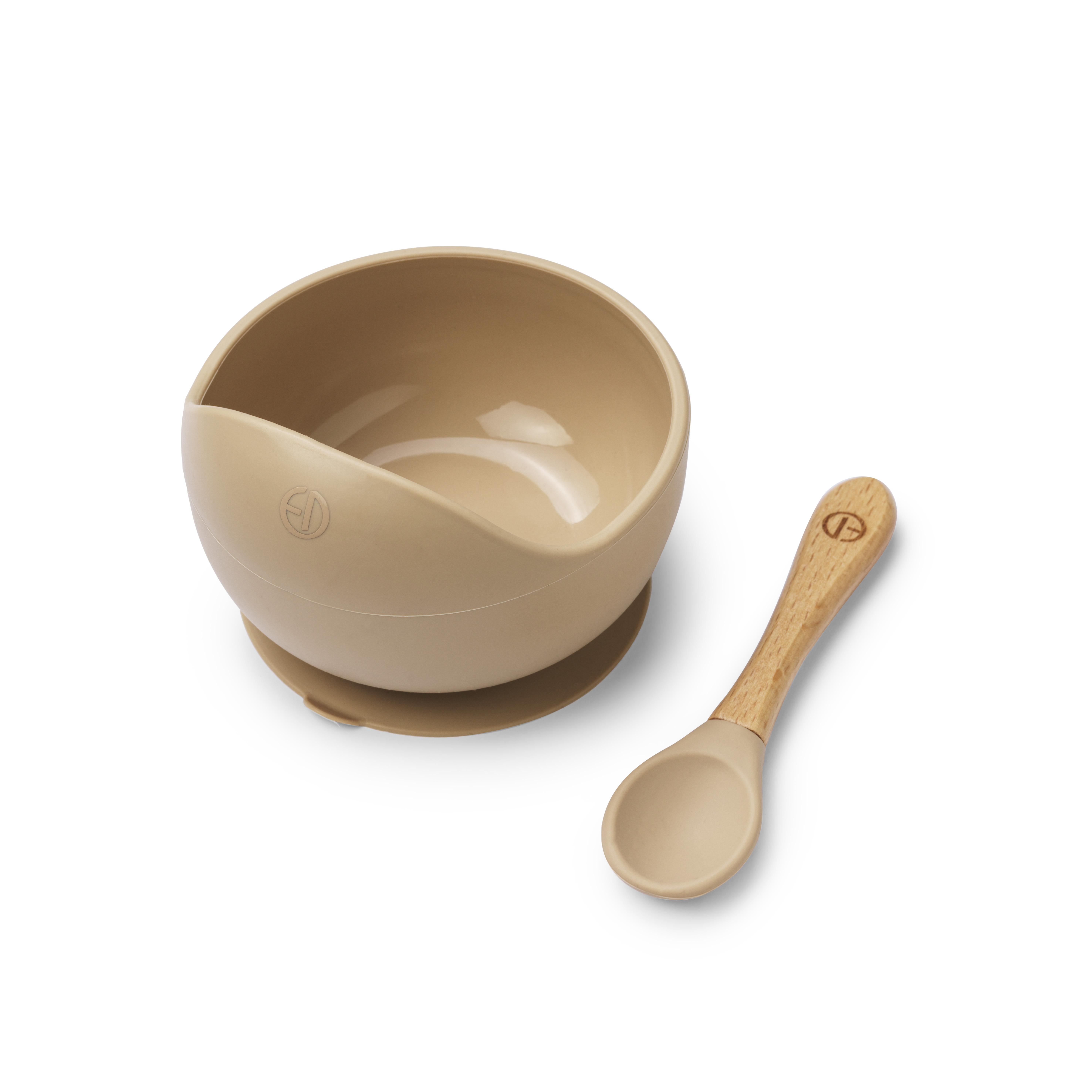 Silicone Bowl Set - Pure Khaki