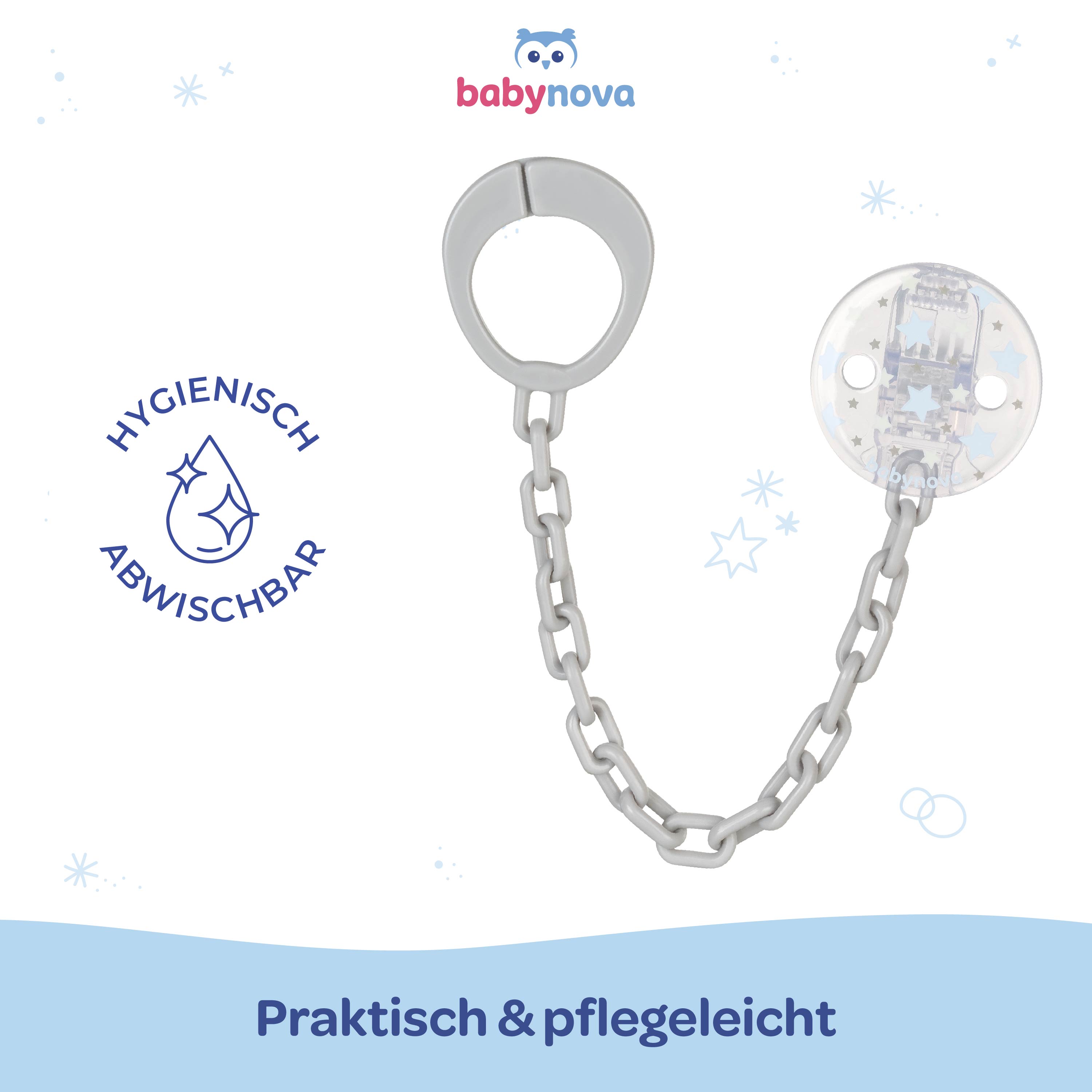 Pacifier chain stars