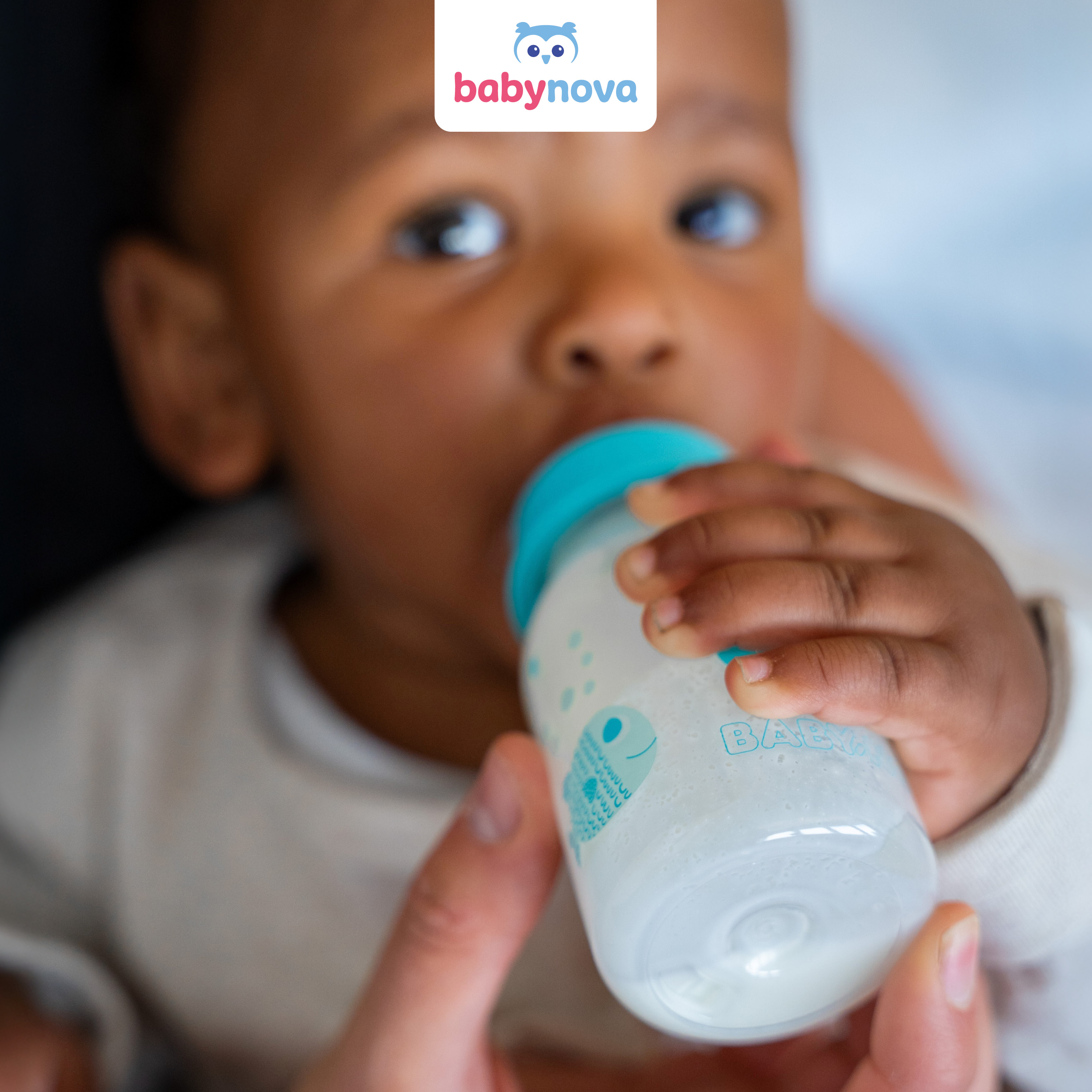 120 ml Standard Babyflasche - Elefanten
