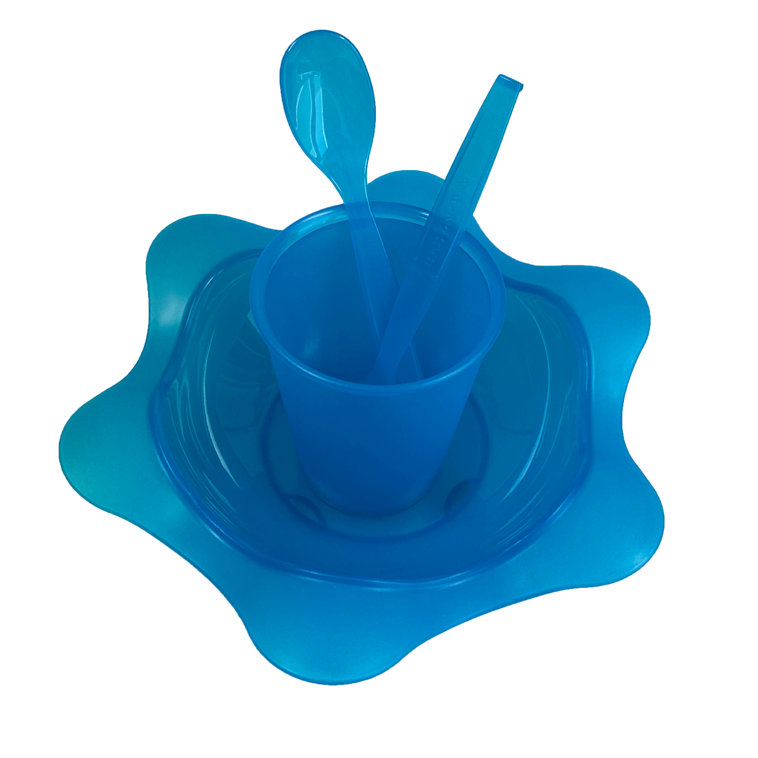 Blumenteller Set Dunkelblau Blumenteller Set Dunkelblau