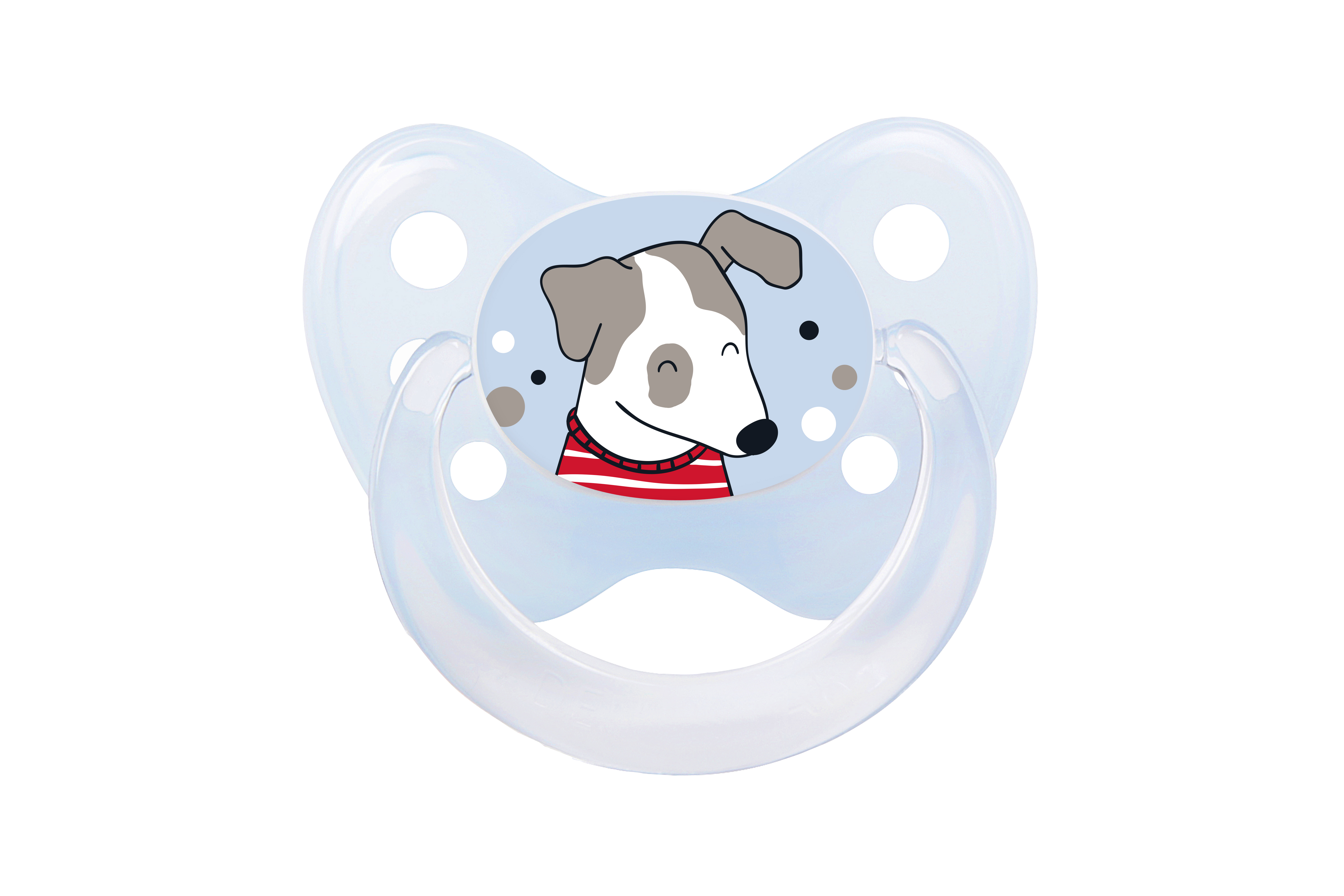 Soother set Tractor and Dog