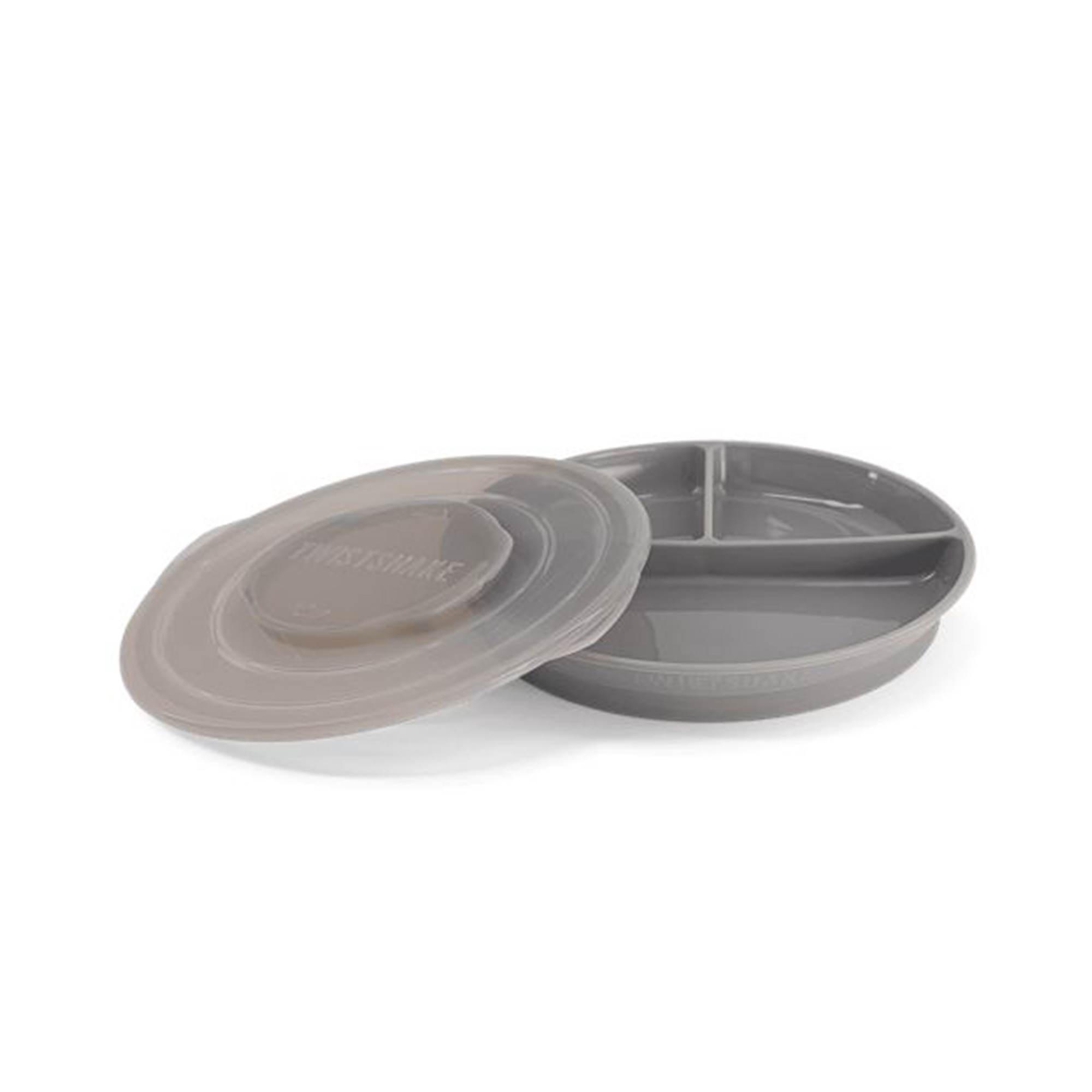 Partitioned plate black