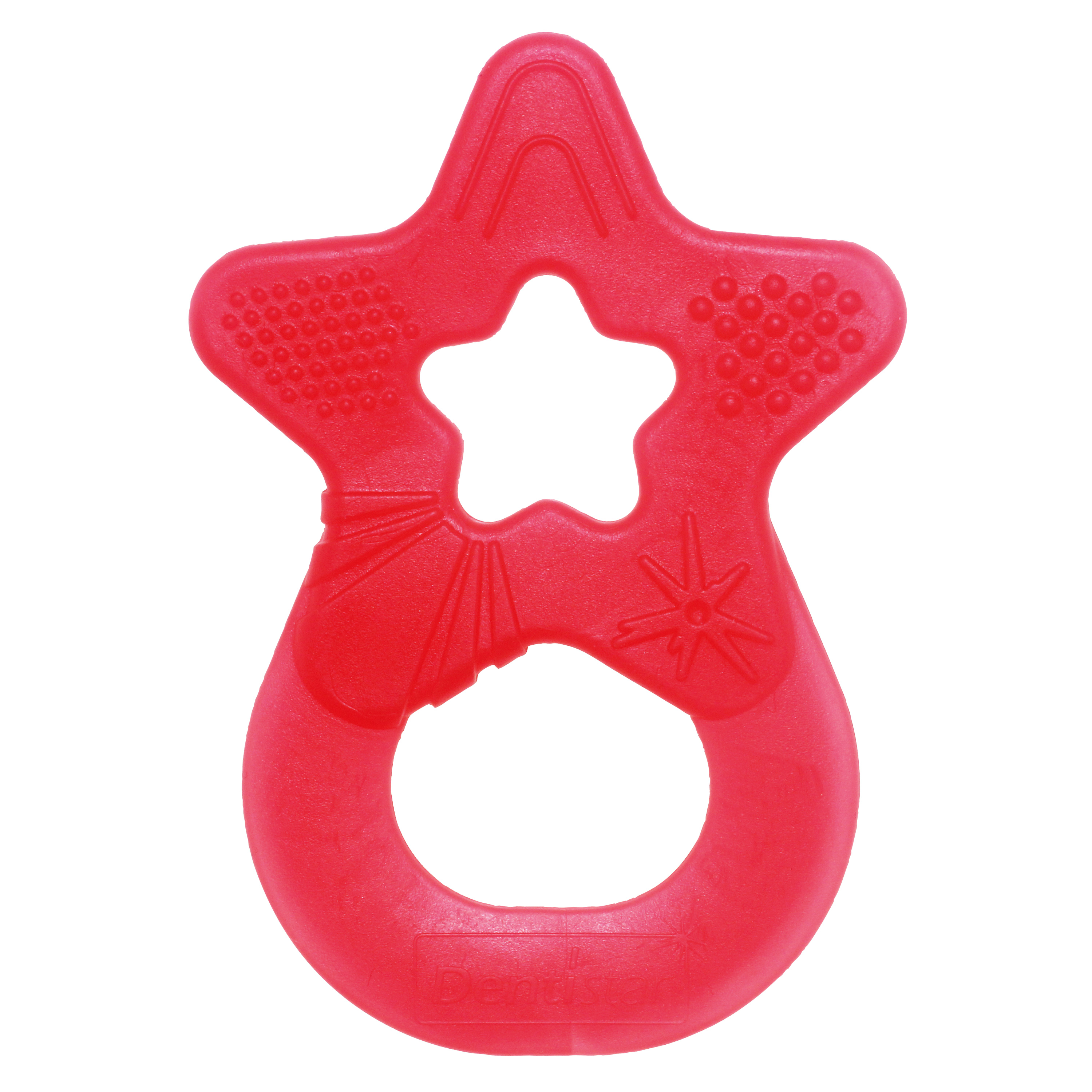 Beißring Rot Beißring in Sternform in Rot