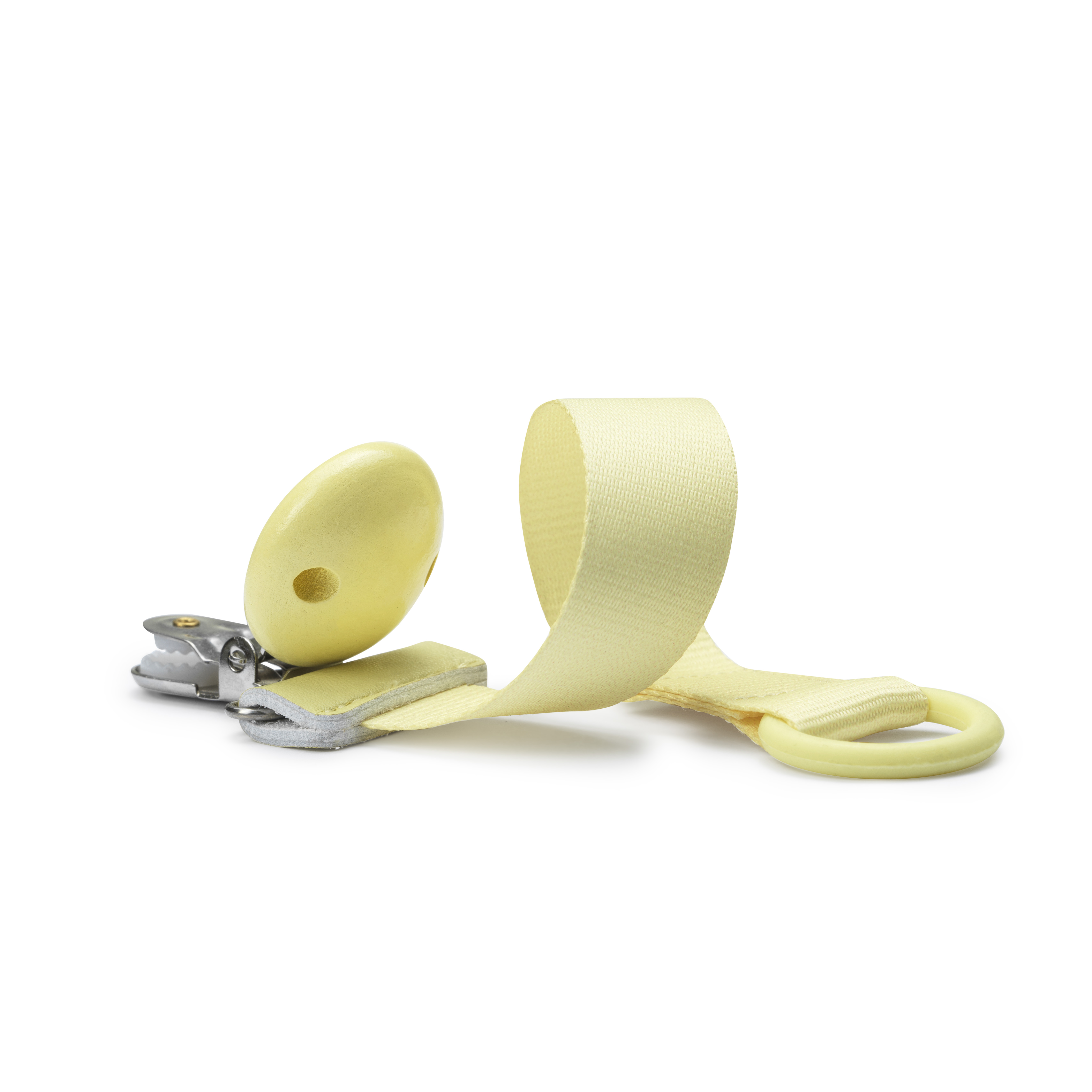 Pacifier band with wood detail Sunny Day