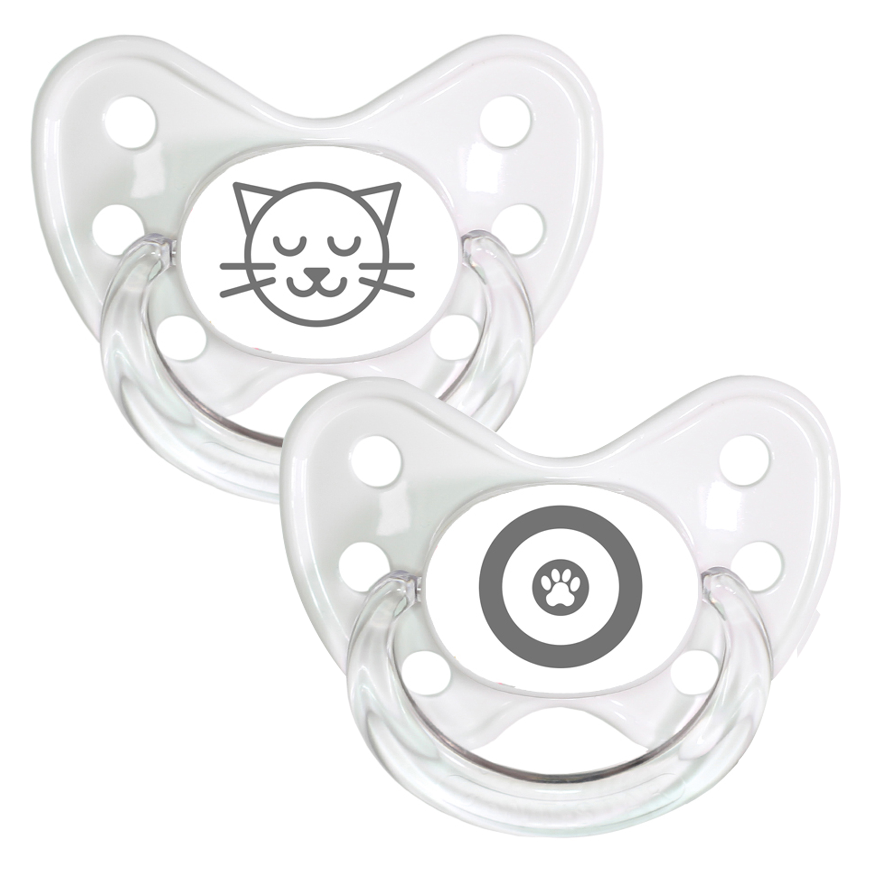 Soother Set size 3 Cat & Paw