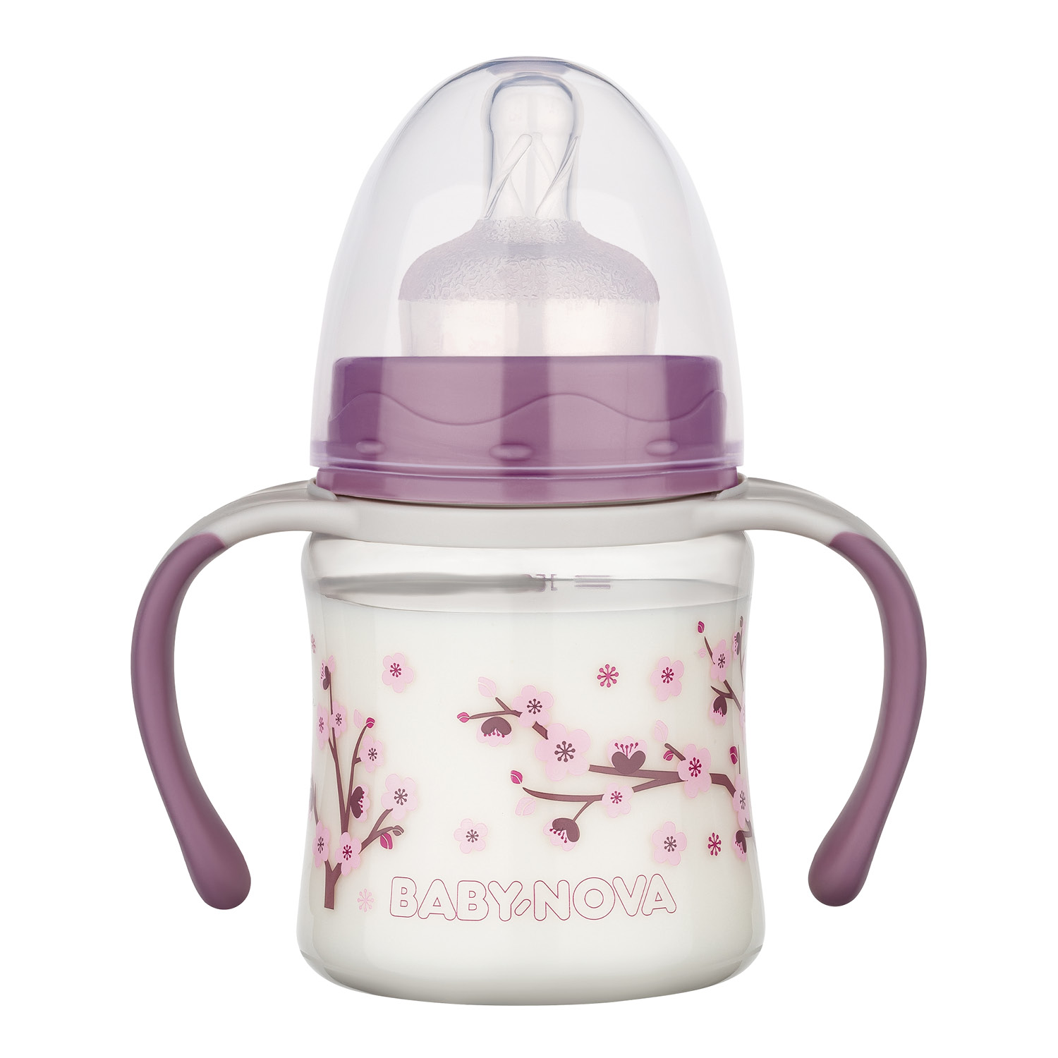 150 ml Weithals Trinklernflasche - Kirschblüte