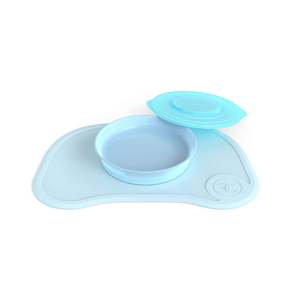 Click mat and plate blue