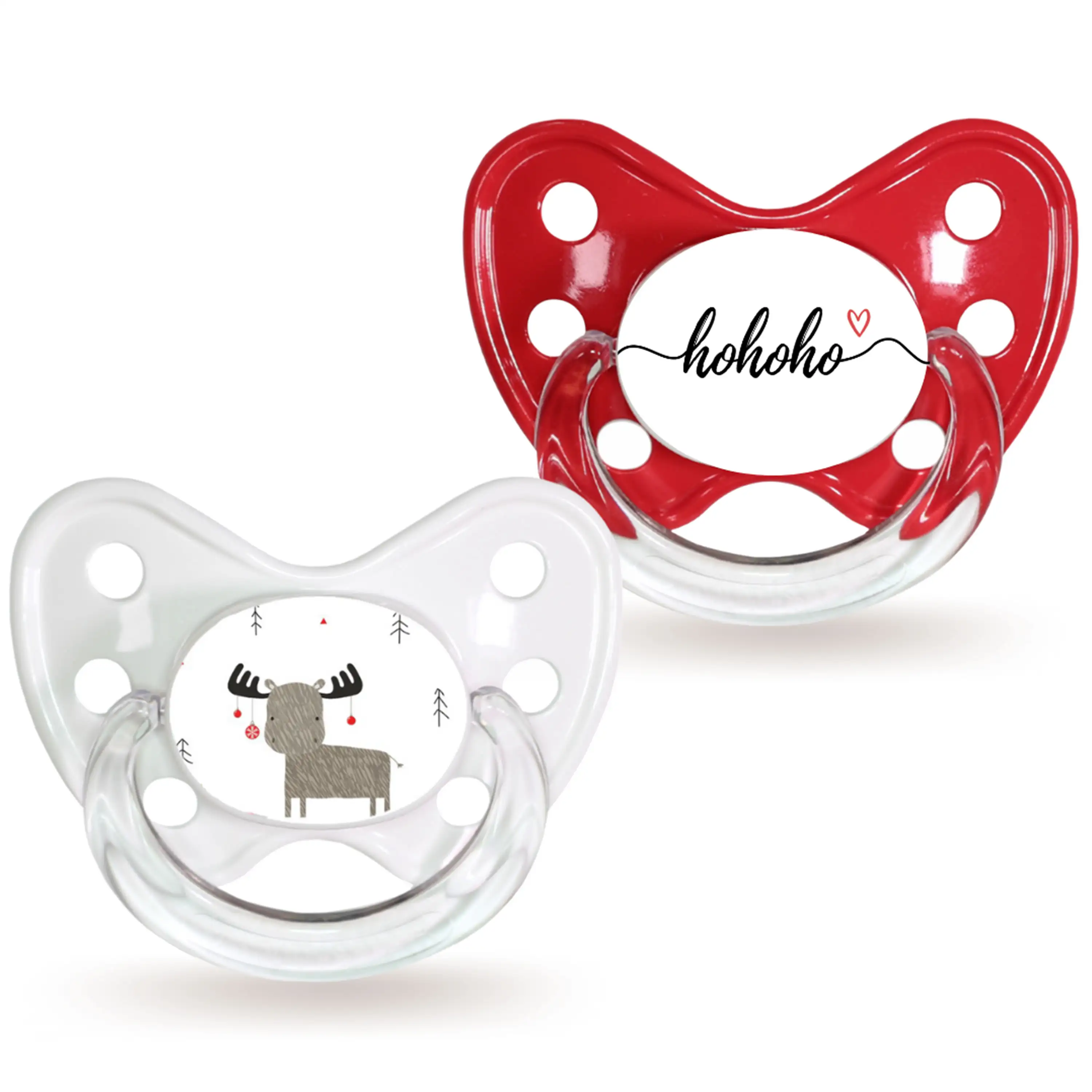 Soother Set Santa Claus and Reindeer