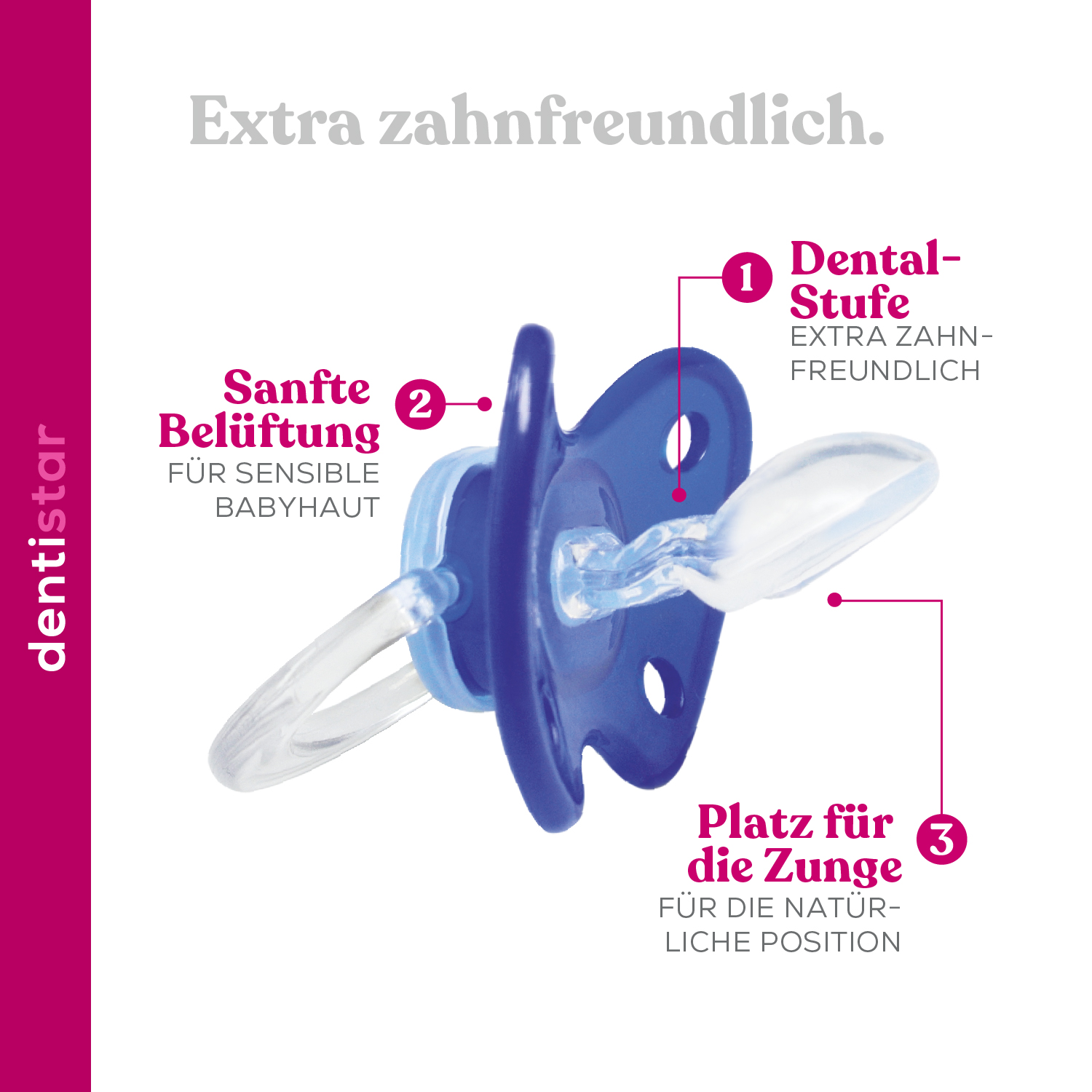 Flat Shield Pacifier 1 Pack - Size 3 - Car, Mint