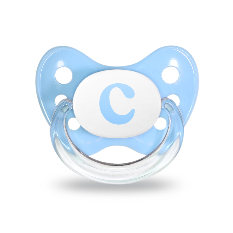 Initialen Schnuller Set C Gr. 1 Blau Initialen Schnuller Set C Gr. 1 Blau